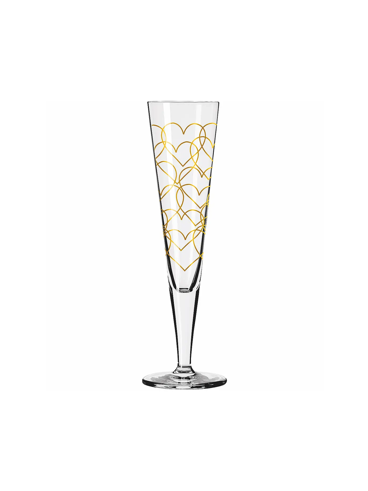 RITZENHOFF | Champagnerglas 2-er Set Goldnacht Champus #23 Nathalie Jean, Rurik Mahlberg 2023 | gold