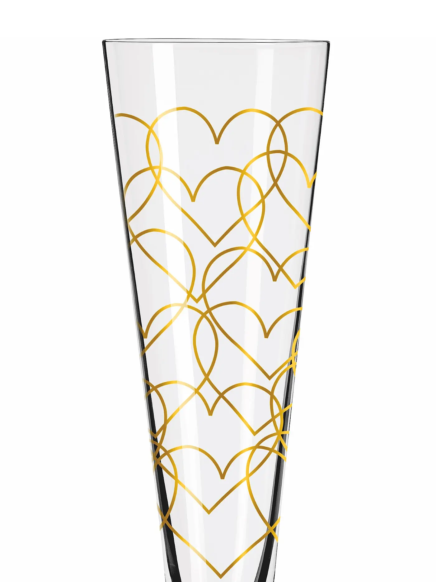 RITZENHOFF | Champagnerglas 2-er Set Goldnacht Champus #23 Nathalie Jean, Rurik Mahlberg 2023 | gold