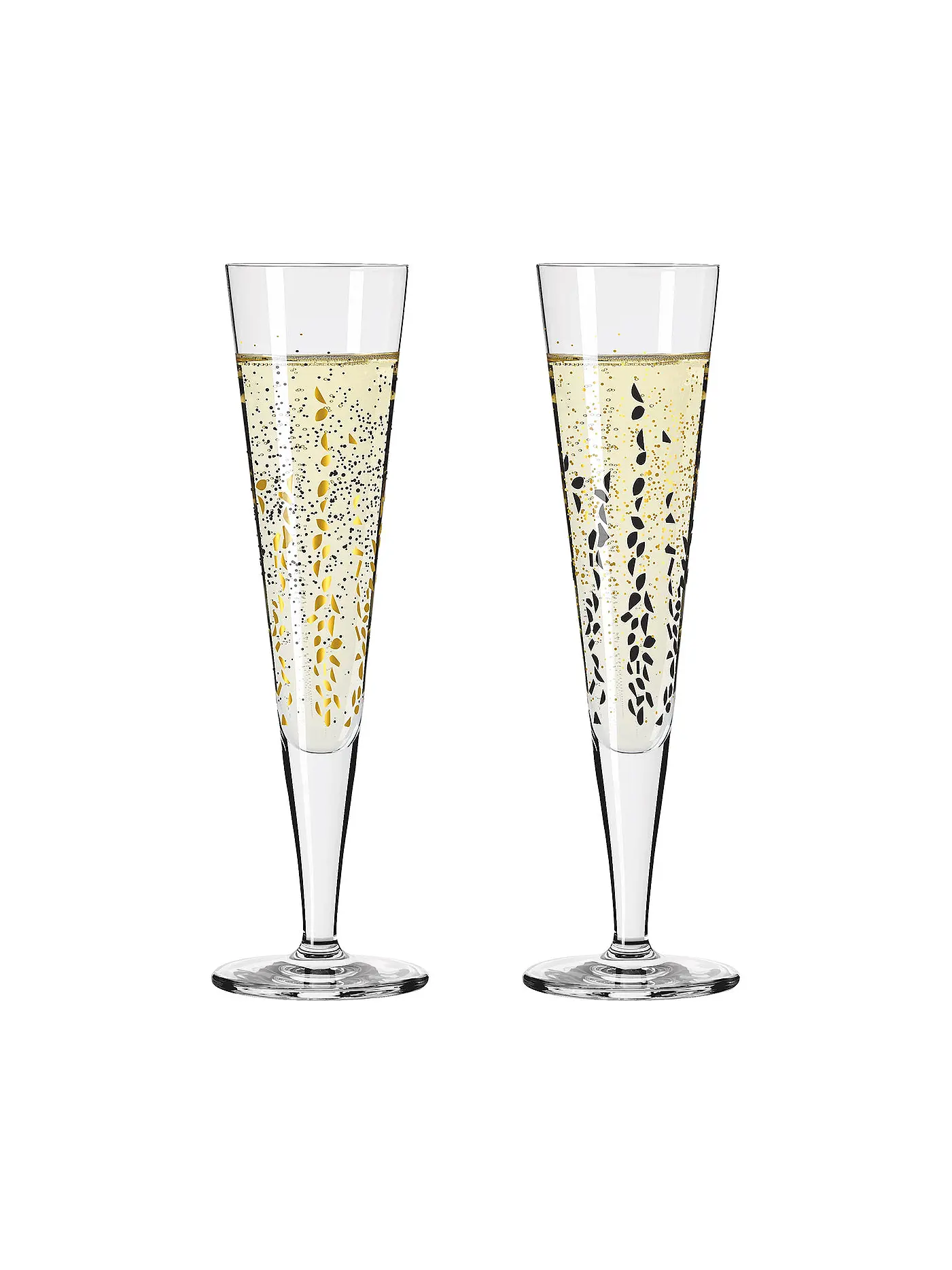 RITZENHOFF | Champagnerglas 2er Set Goldnacht H23 2023 Romi Bohnenberg | gold