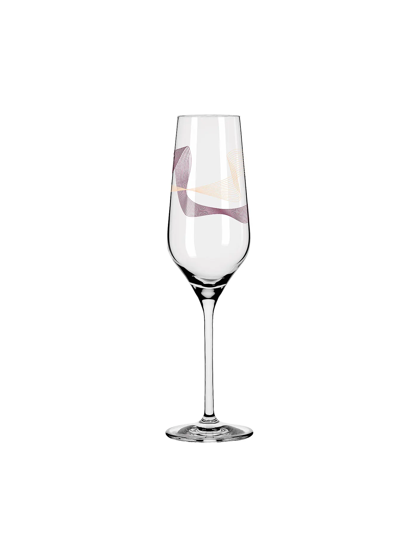 RITZENHOFF | Champagnerglas 2er Set Kristallwind Romi Bohnenberg 2021 | rosa