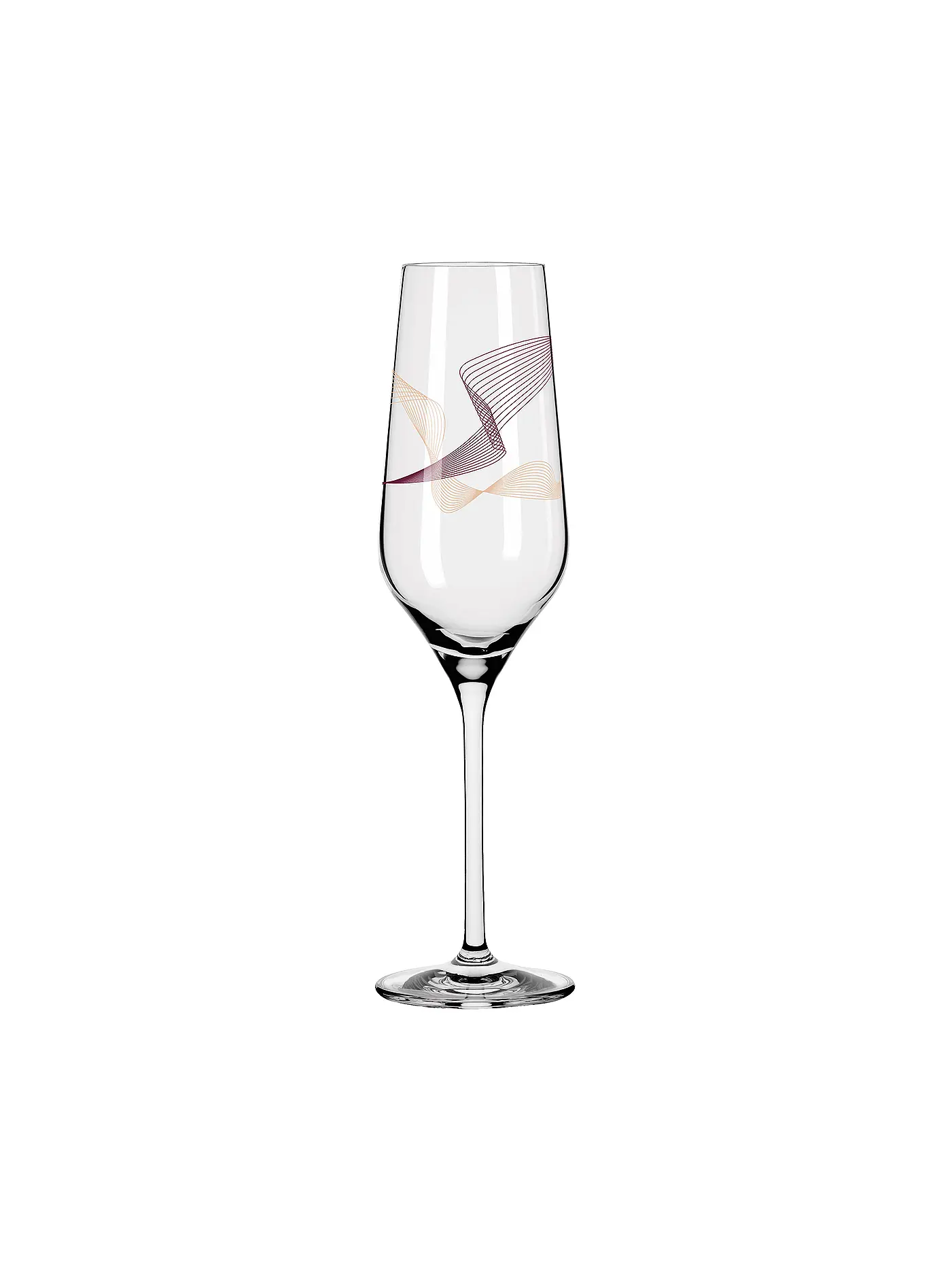 RITZENHOFF | Champagnerglas 2er Set Kristallwind Romi Bohnenberg 2021 | rosa