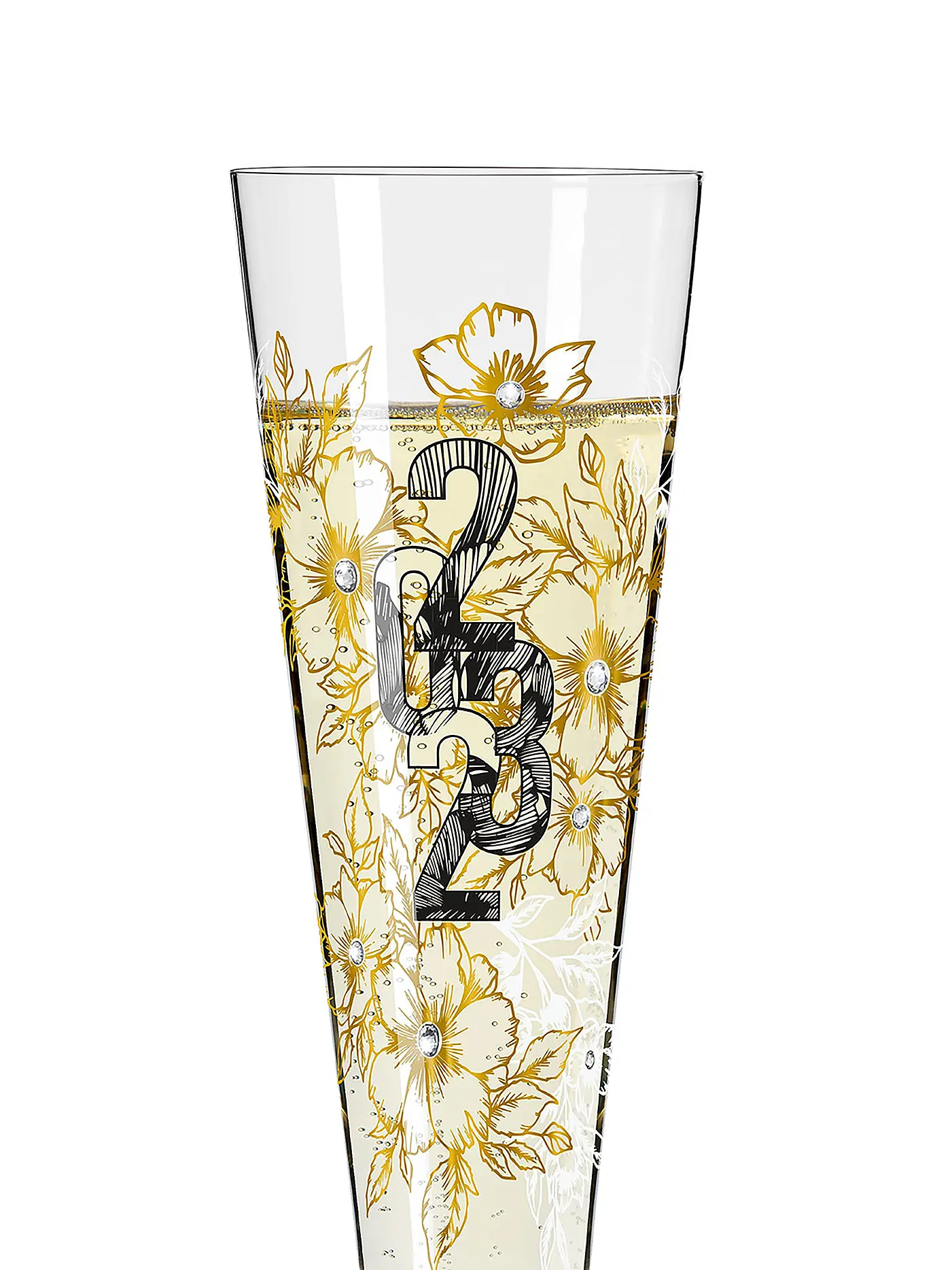 RITZENHOFF | Champagnerglas Brillantnacht 2023 Celebration | gold