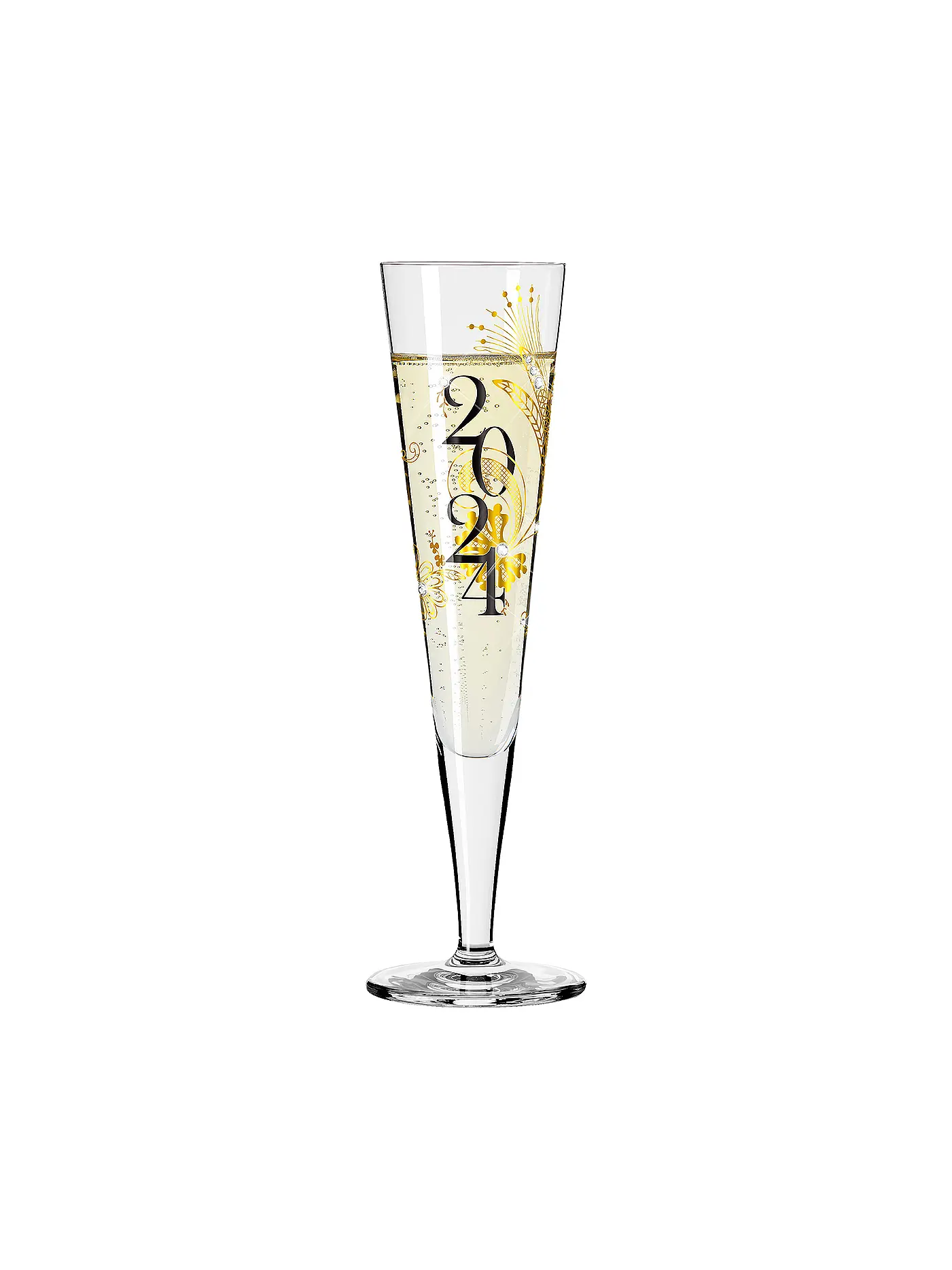 RITZENHOFF | Champagnerglas Brillantnacht Champus Ana Vasconcelos 2023 | gold