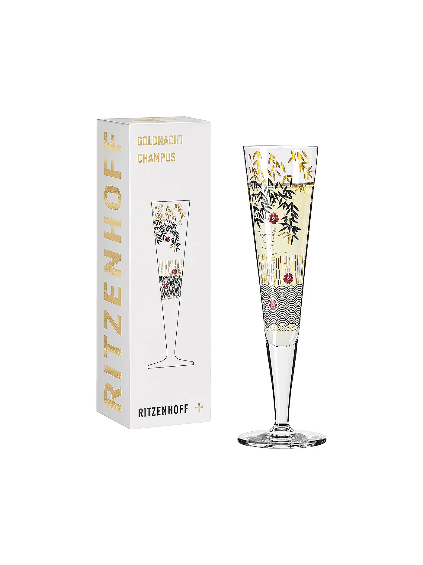 RITZENHOFF | Champagnerglas Goldnacht 2022 #19  | gold