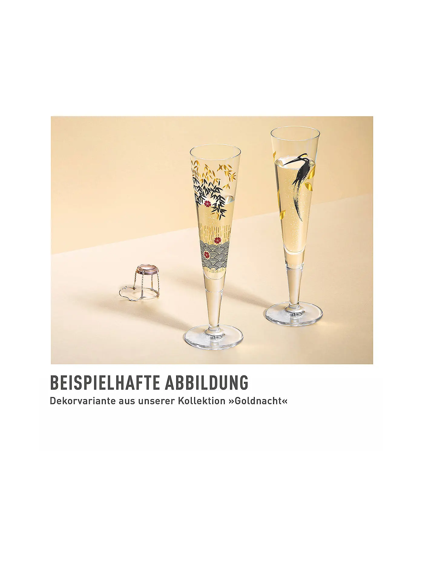 RITZENHOFF | Champagnerglas Goldnacht 2022 #26 Werner Bohr | gold