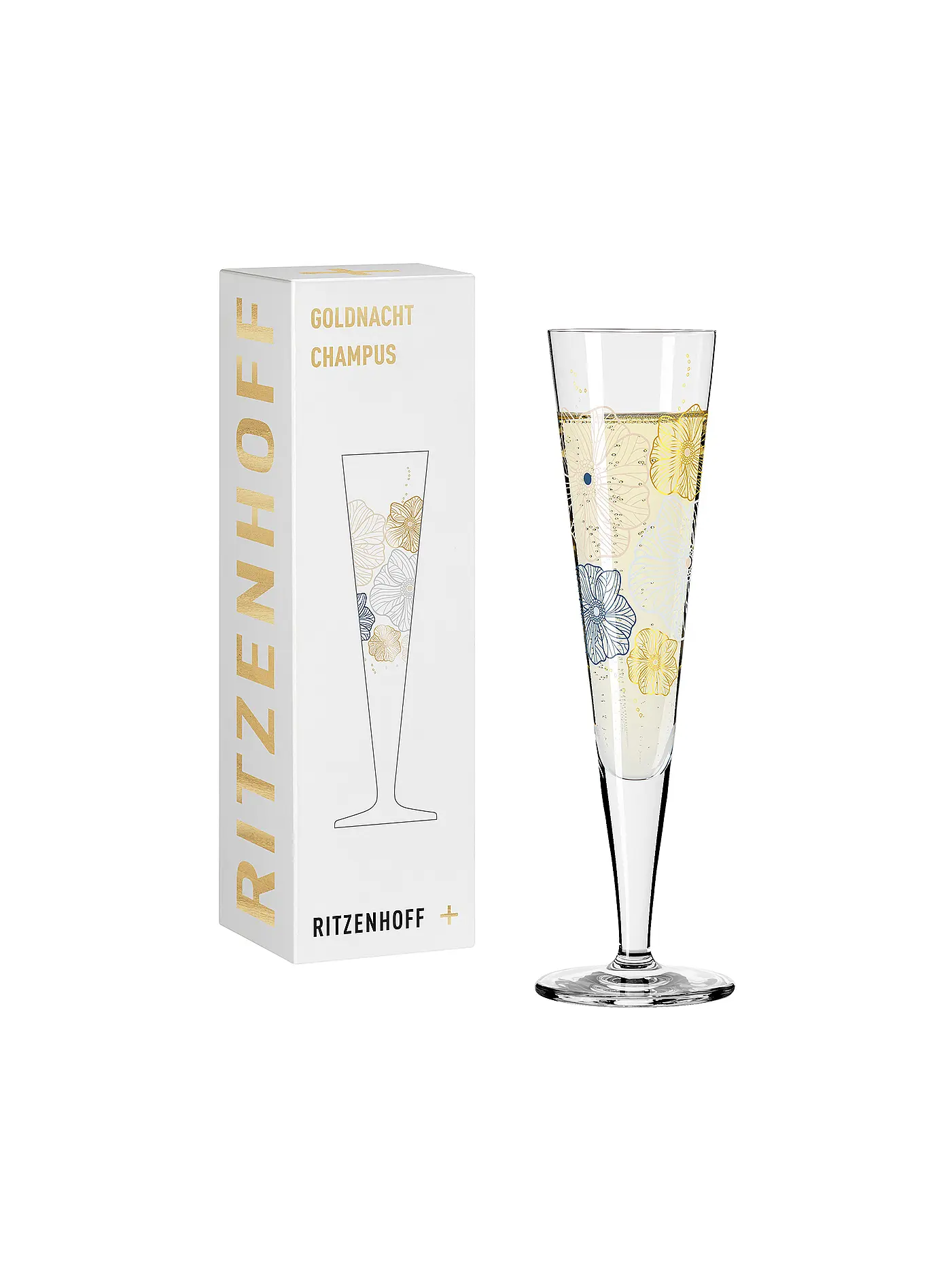RITZENHOFF | Champagnerglas Goldnacht Champus #36  Concetta Lorenzo 2023 | gold