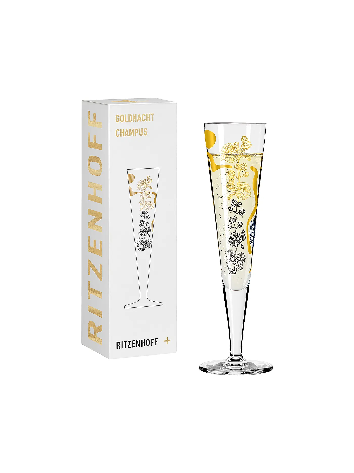 RITZENHOFF | Champagnerglas Goldnacht Champus #38 Concetta Lorenzo 2023 | gold