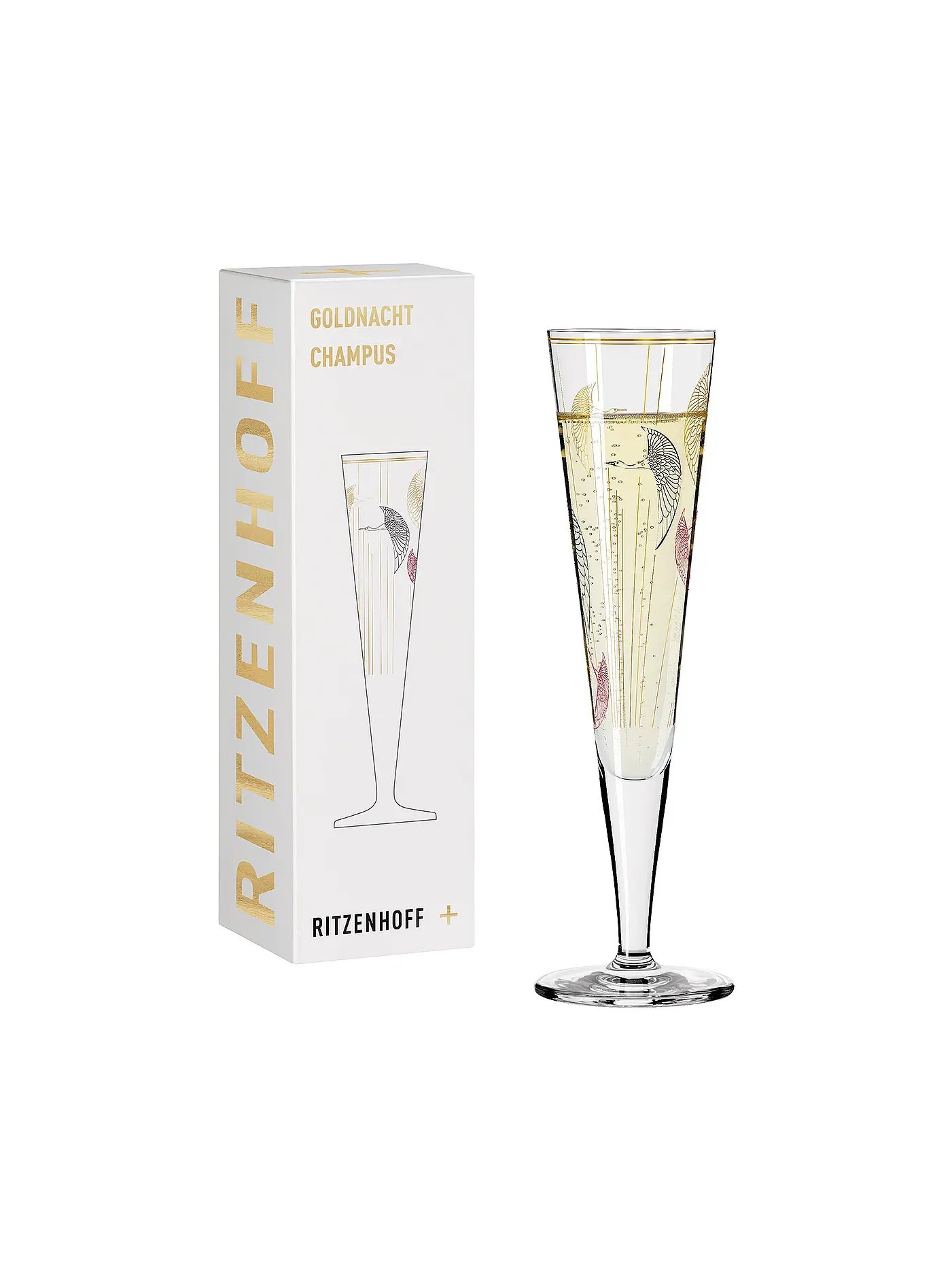 RITZENHOFF | Champagnerglas Goldnacht Champus  #18 Concetta Lorenzo 2021  | gold