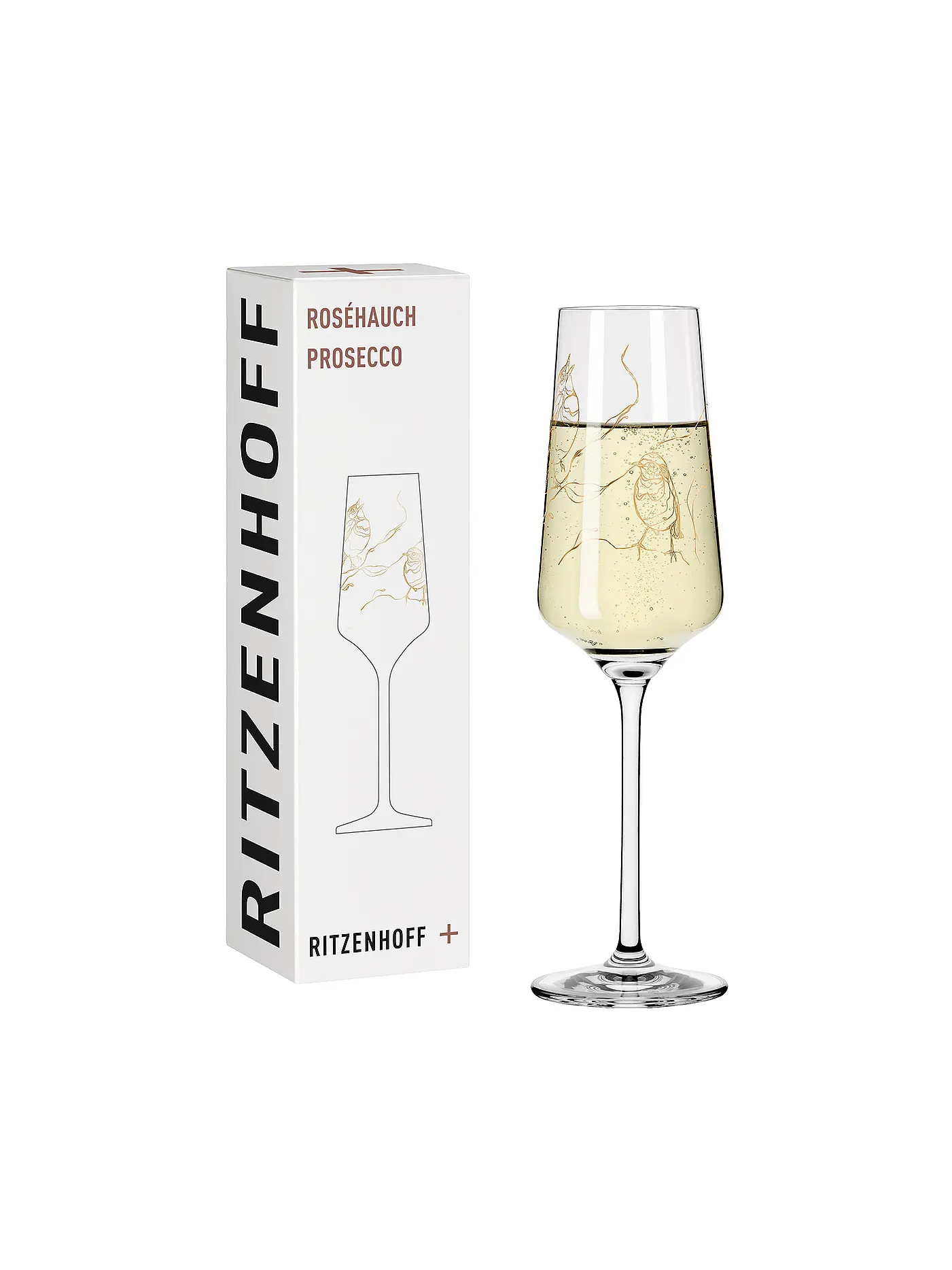 RITZENHOFF | Sektglas - Proseccoglas Rosehauch #1 Marvin Benzoni 2020 | gold