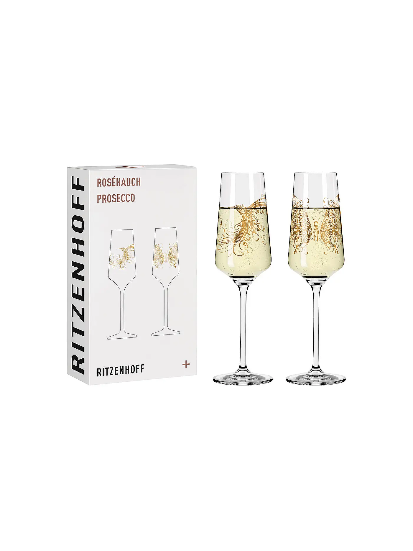 RITZENHOFF | Sektglas - Proseccoglas Rosehauch Set 2er Si Scott 2021 | gold