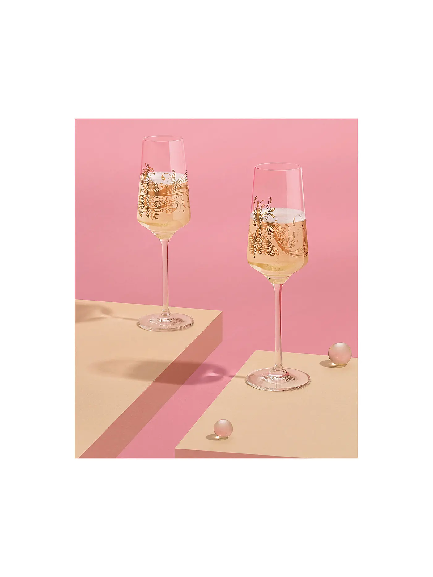 RITZENHOFF | Sektglas - Proseccoglas Rosehauch Set 2er Si Scott 2021 | gold