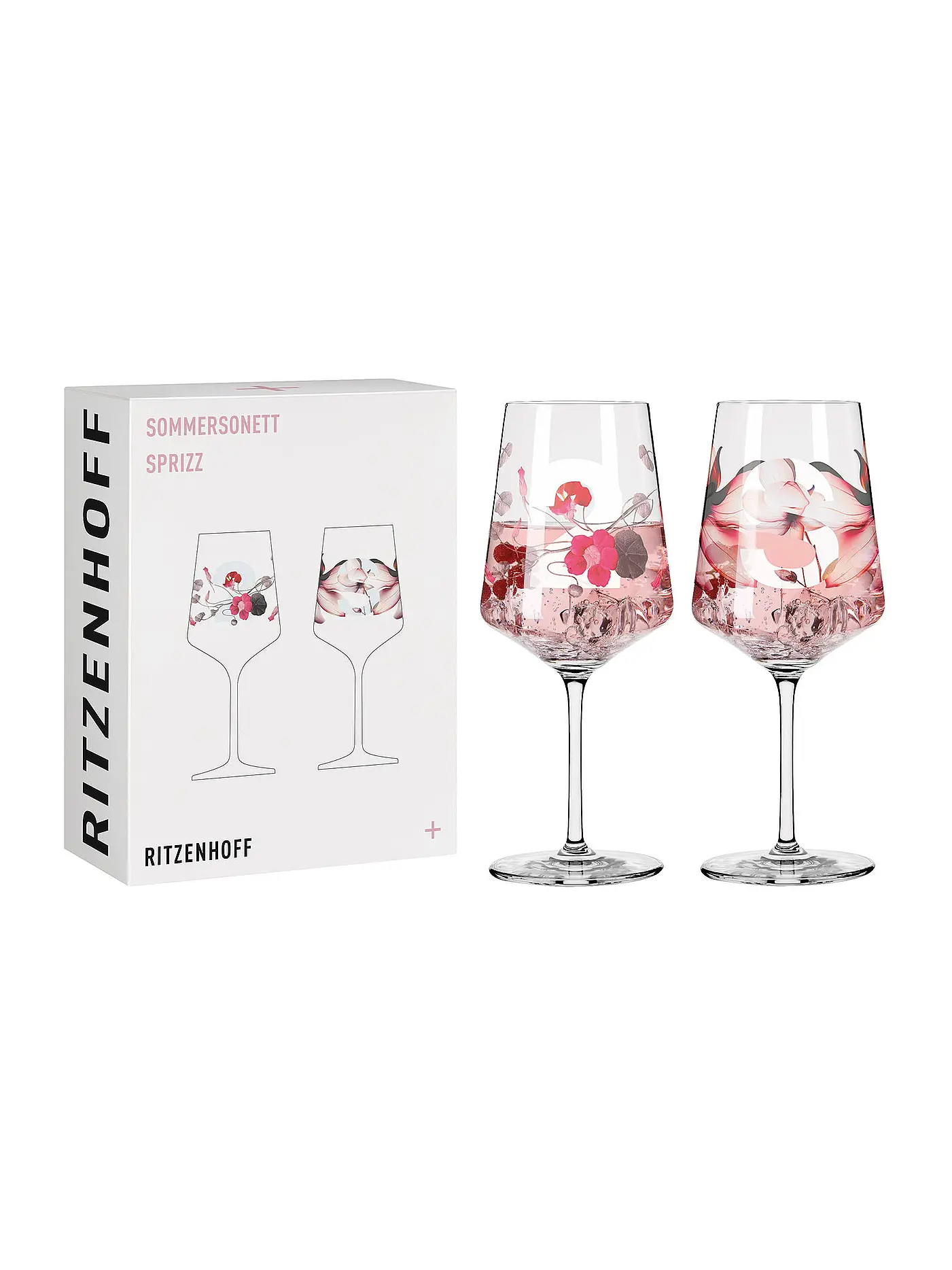 RITZENHOFF | Sommersonett Aperitifglas 2er Set Xavier Esclusa Trias 2021 | rosa