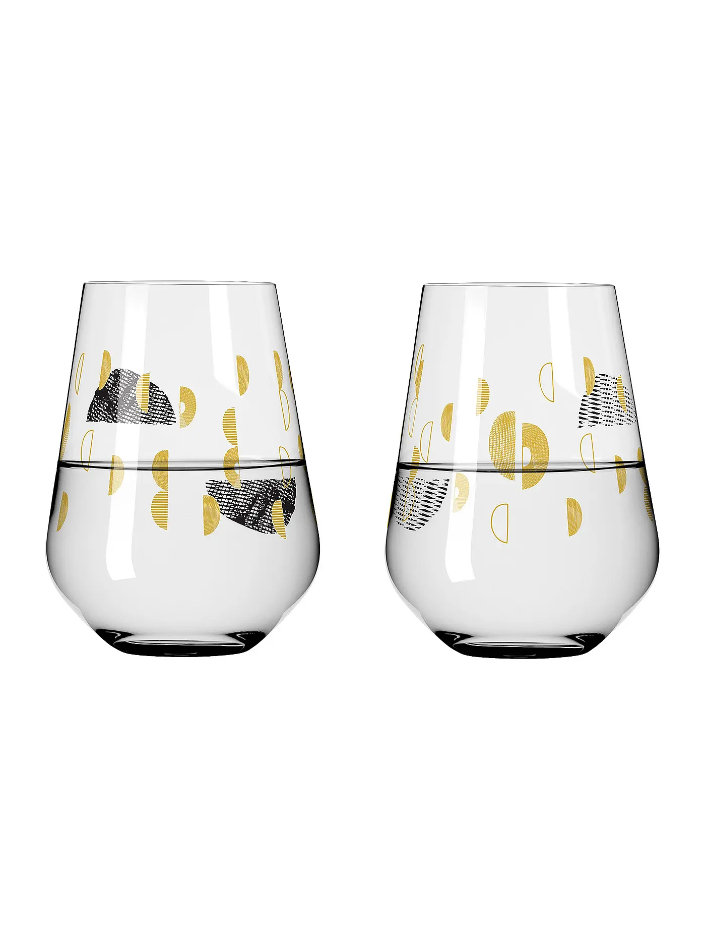 RITZENHOFF | Wasserglas 2er Set Sagengold  2022 #3 #4 Maike Schönebeck | bunt