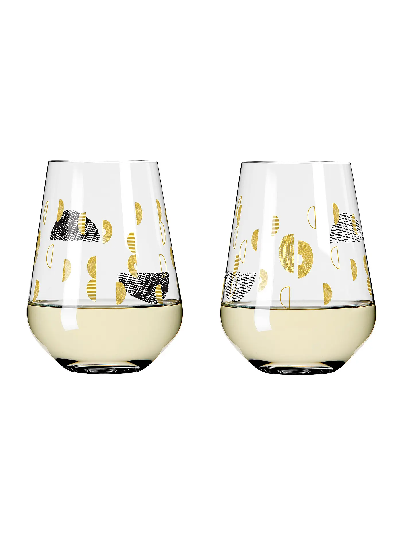 RITZENHOFF | Wasserglas 2er Set Sagengold  2022 #3 #4 Maike Schönebeck | bunt