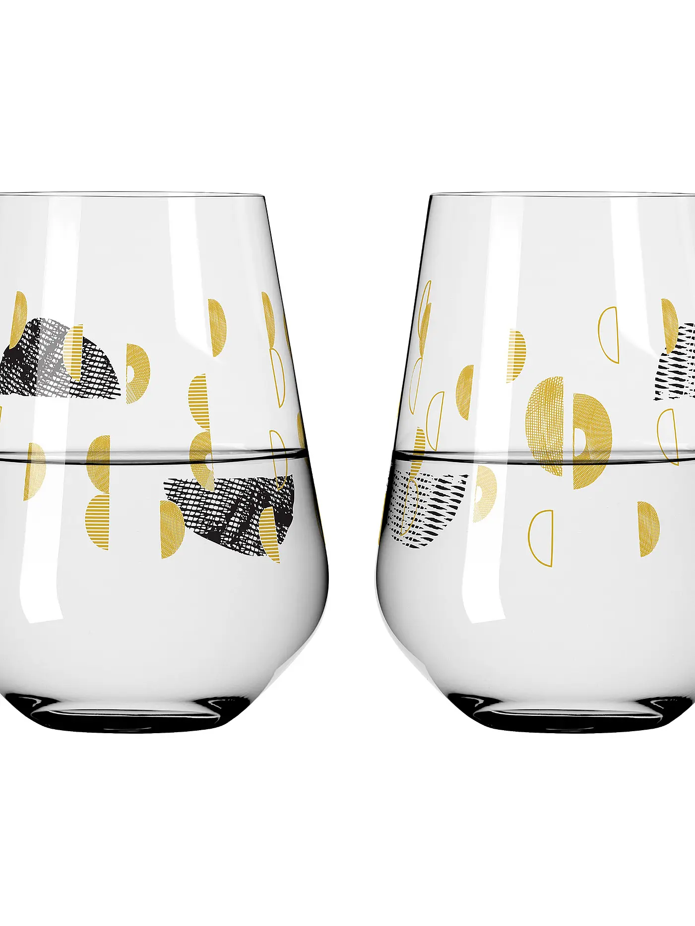 RITZENHOFF | Wasserglas 2er Set Sagengold  2022 #3 #4 Maike Schönebeck | bunt