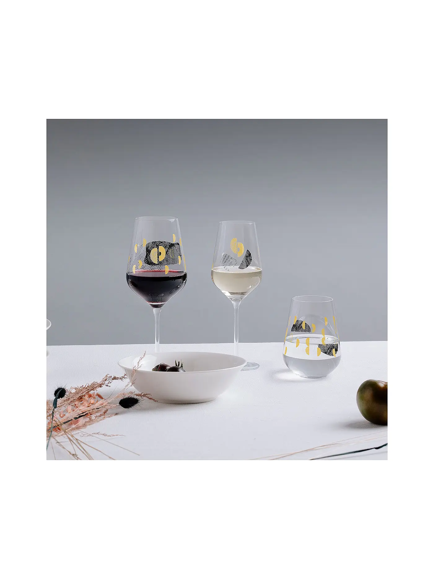 RITZENHOFF | Wasserglas 2er Set Sagengold  2022 #3 #4 Maike Schönebeck | bunt