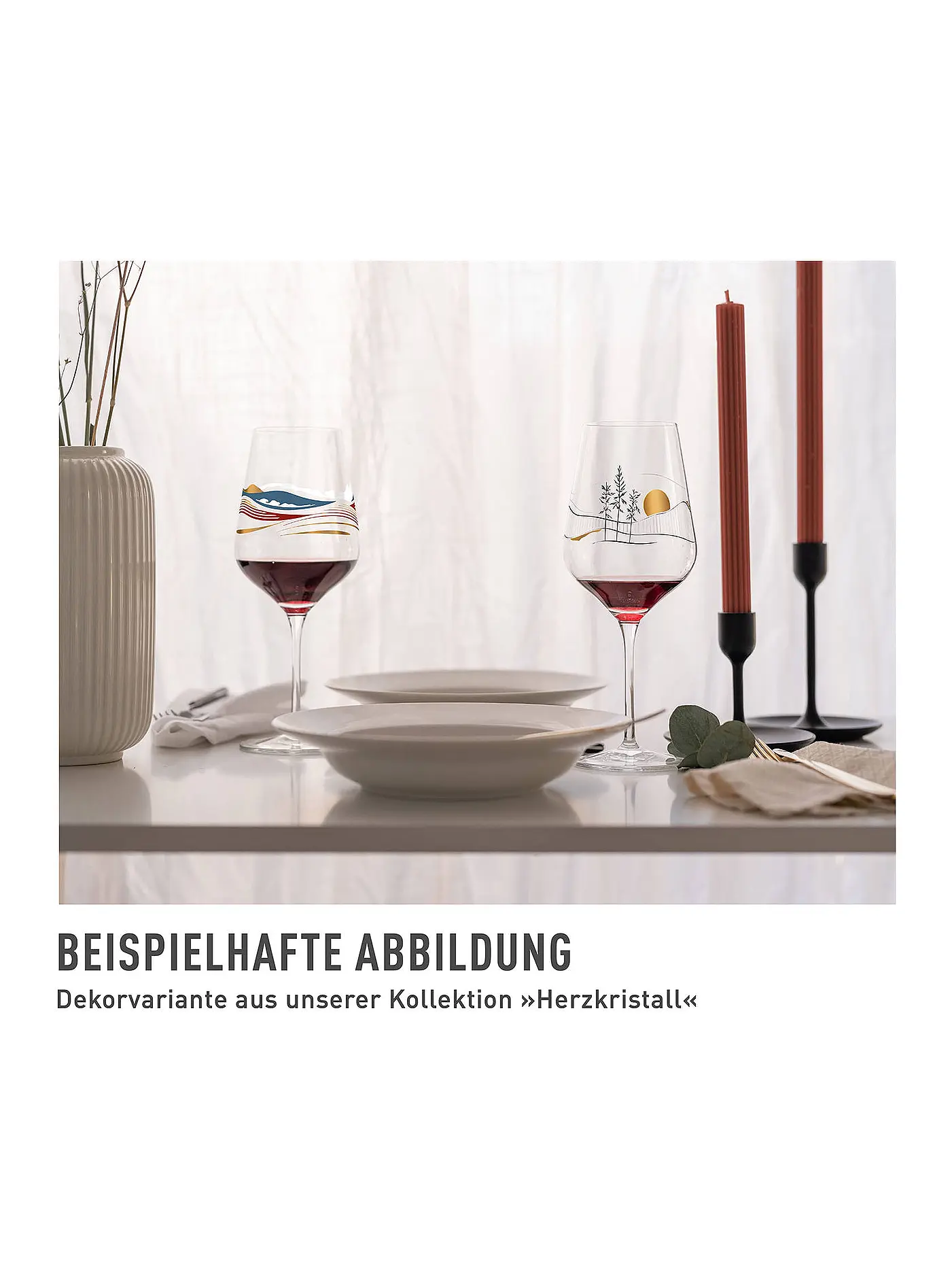 RITZENHOFF | Weissweinglas Herzkristall 2022 #7 Aurelie Girod | bunt