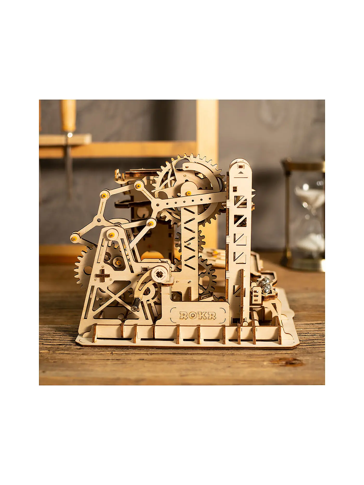 ROBOTIME | 3D Konstruktion - Marble Squad LG502 Trapdoors Marble Run Set | keine Farbe