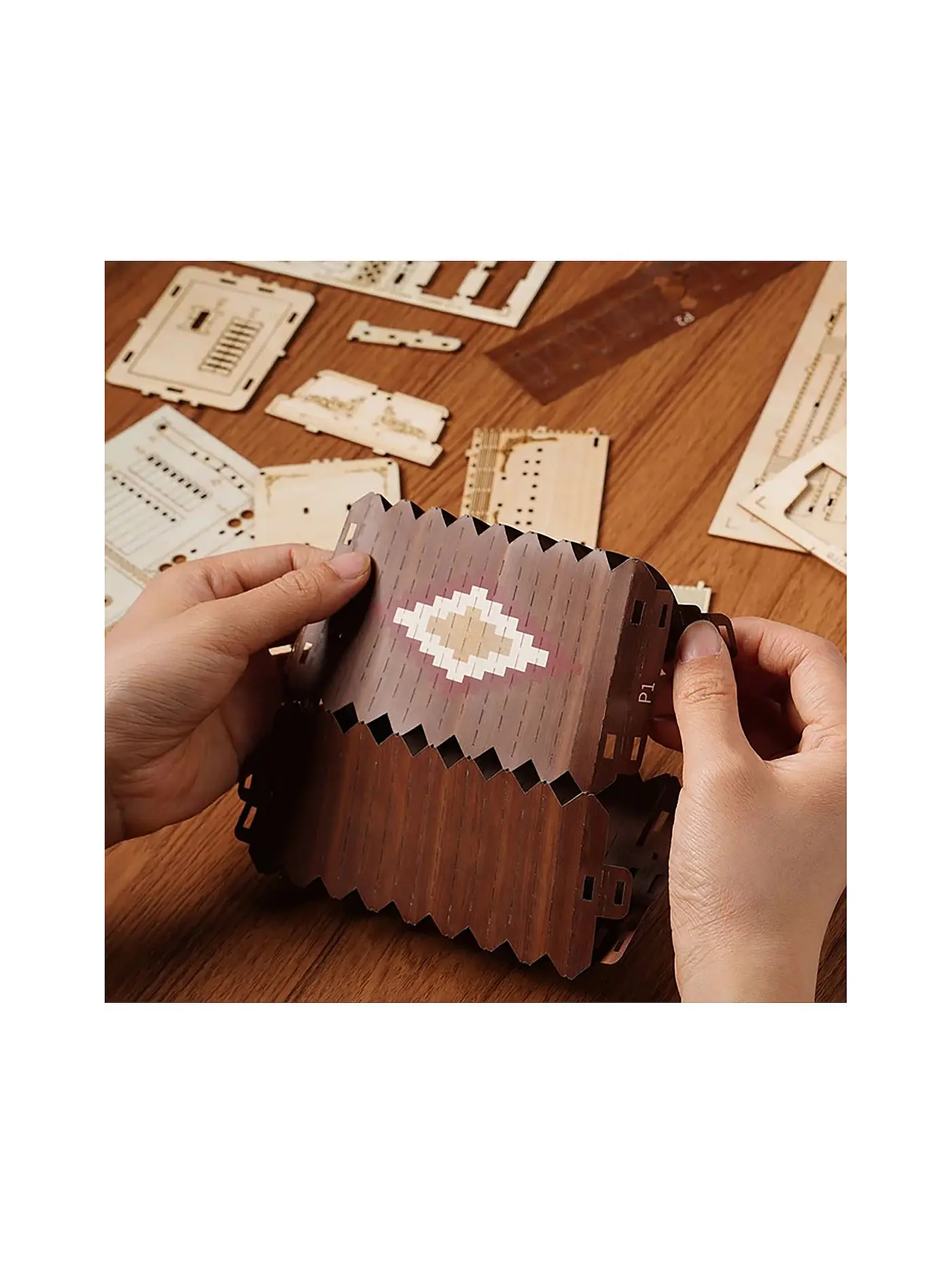 ROBOTIME | 3D Puzzle Accordion DIY | keine Farbe
