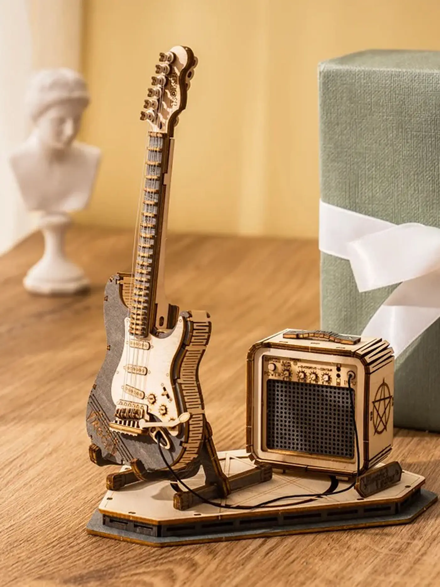ROBOTIME | 3D Puzzle Electric Guitar DIY | keine Farbe