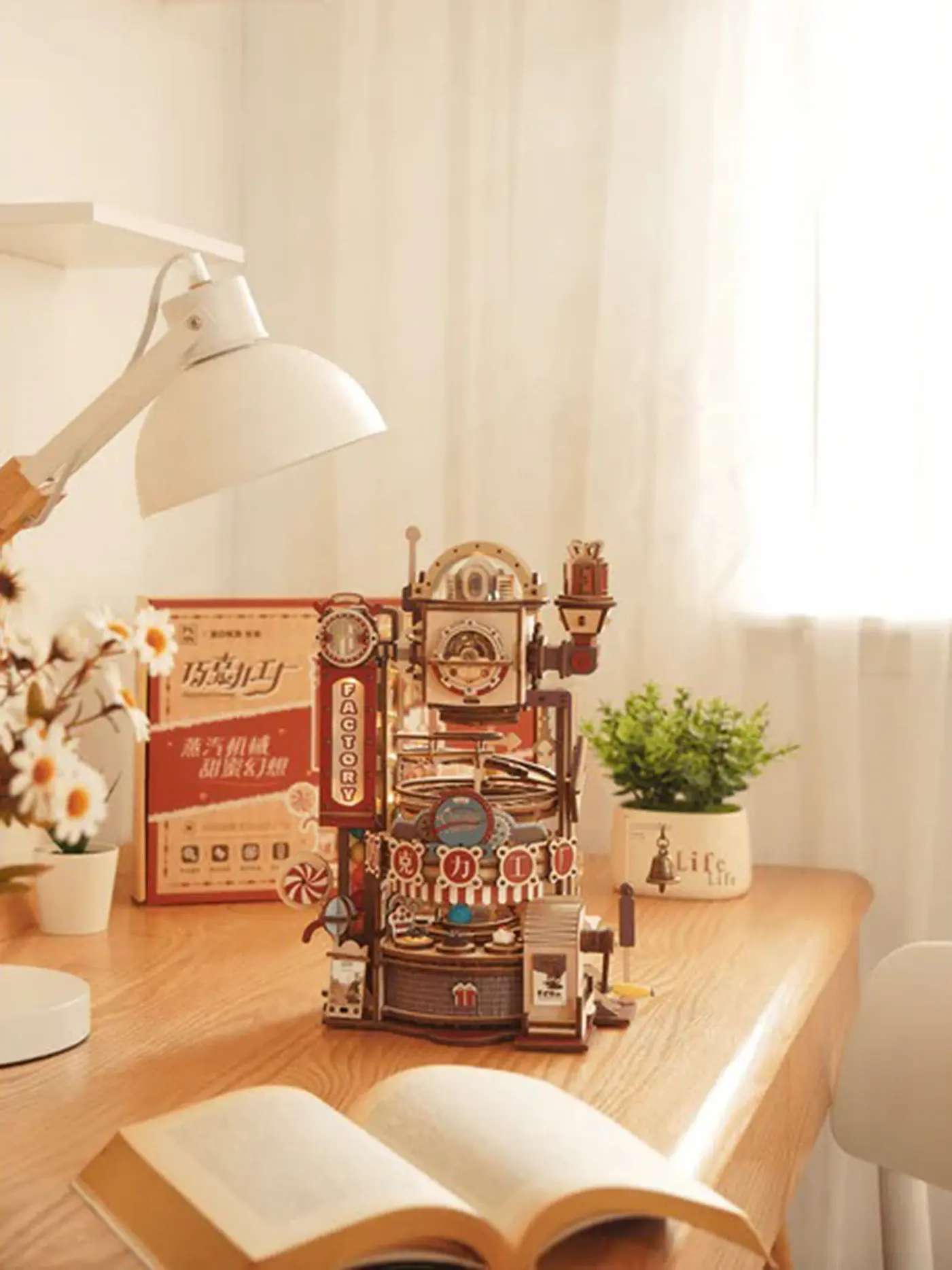 ROBOTIME | 3D Puzzle Marble Chocolate Factory DIY | keine Farbe