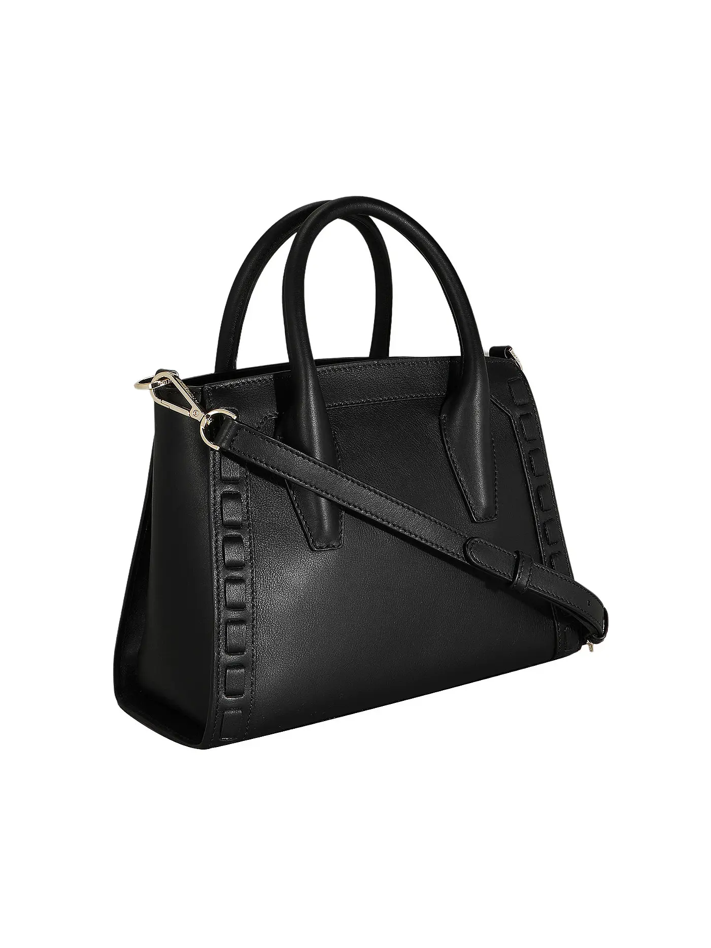 ROECKL | Ledertasche - Henkeltasche MATHILDE Small  | schwarz