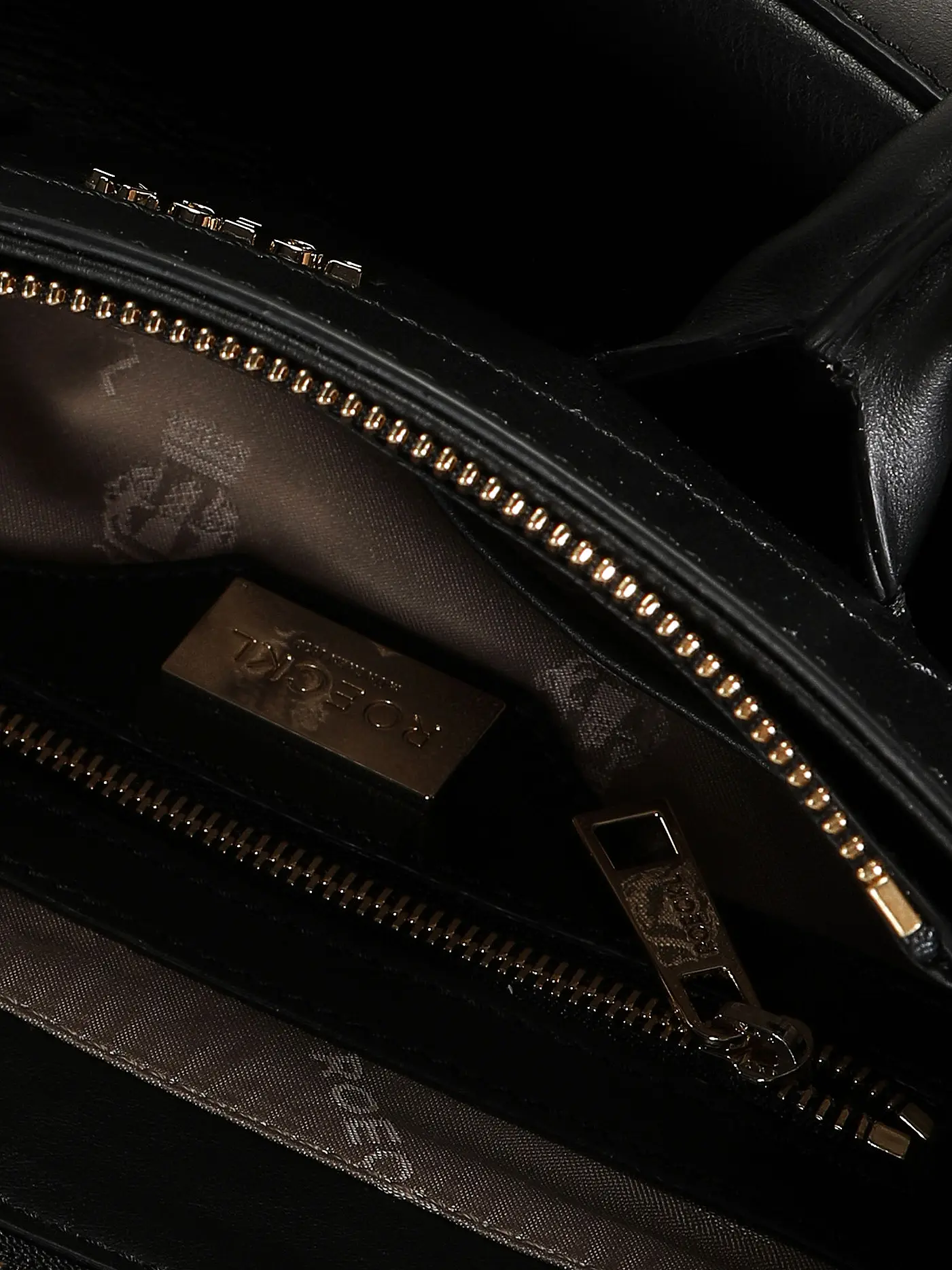 ROECKL | Ledertasche - Henkeltasche MATHILDE Small  | schwarz