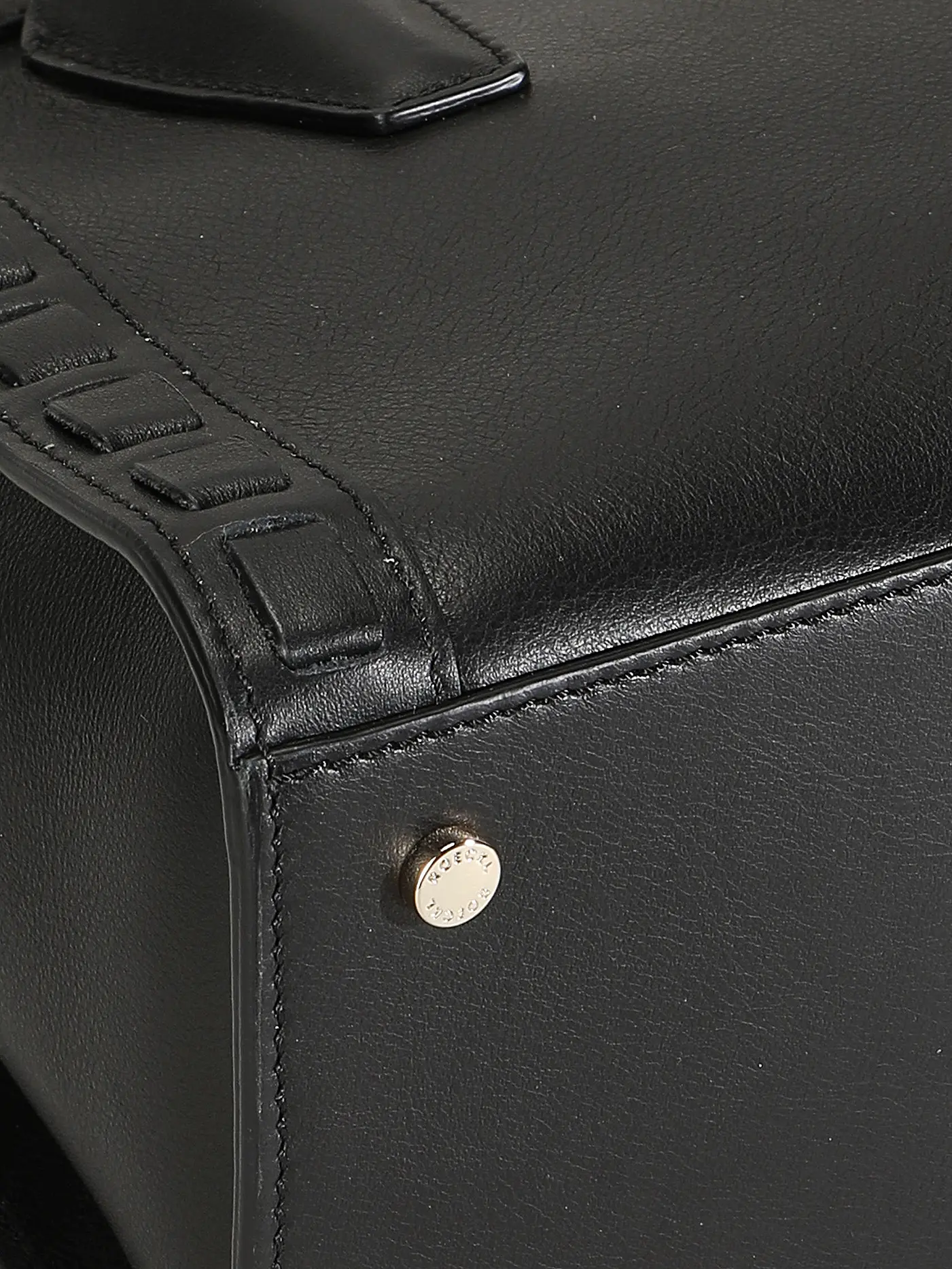 ROECKL | Ledertasche - Henkeltasche MATHILDE Small  | schwarz