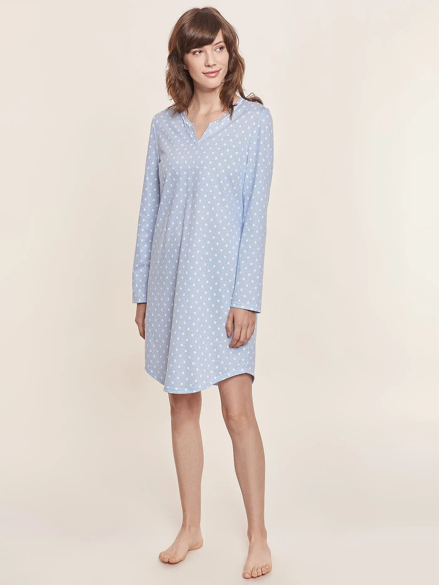 ROESCH | Sleepshirt - Nachthemd | hellblau