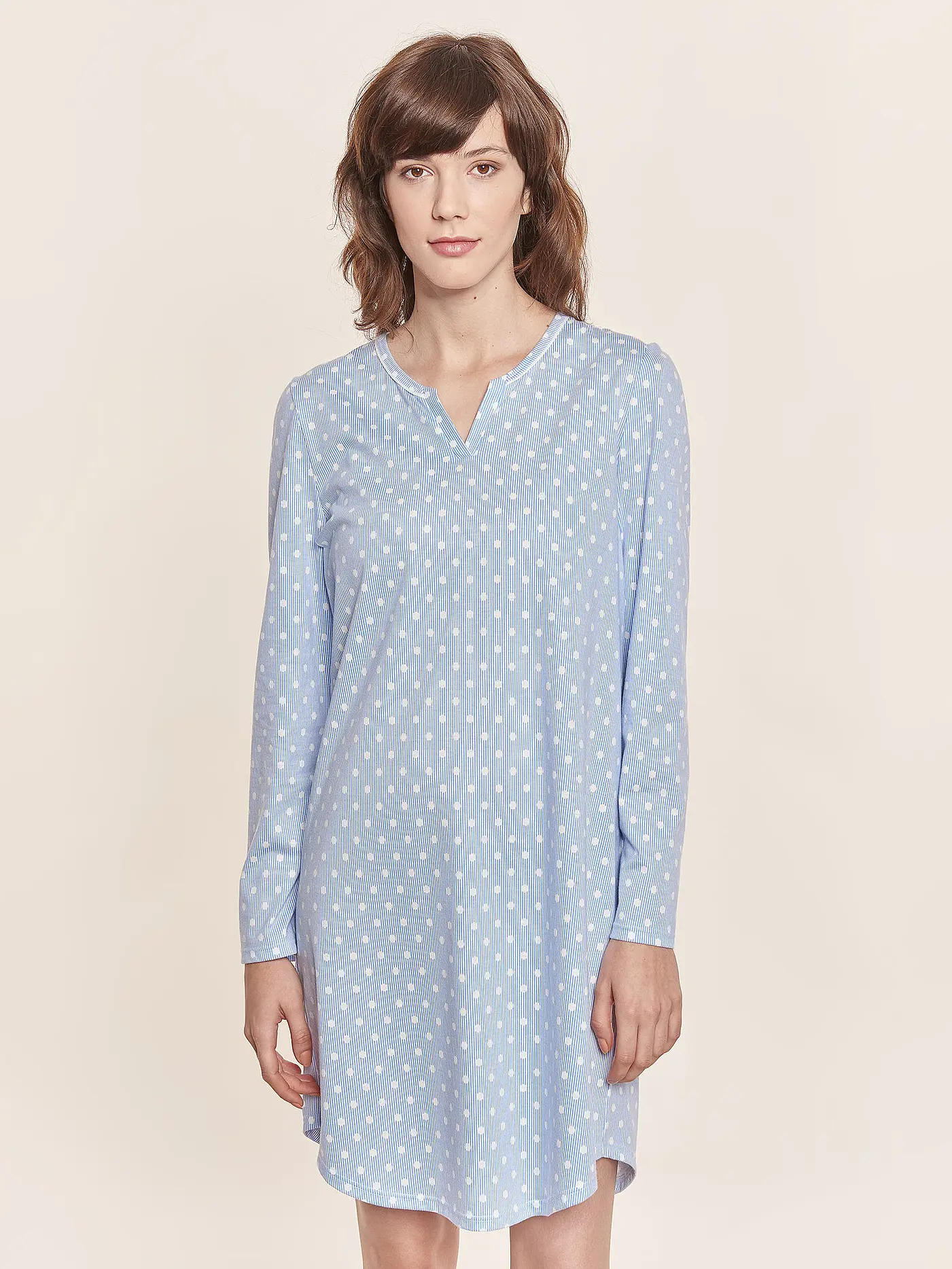 ROESCH | Sleepshirt - Nachthemd | hellblau