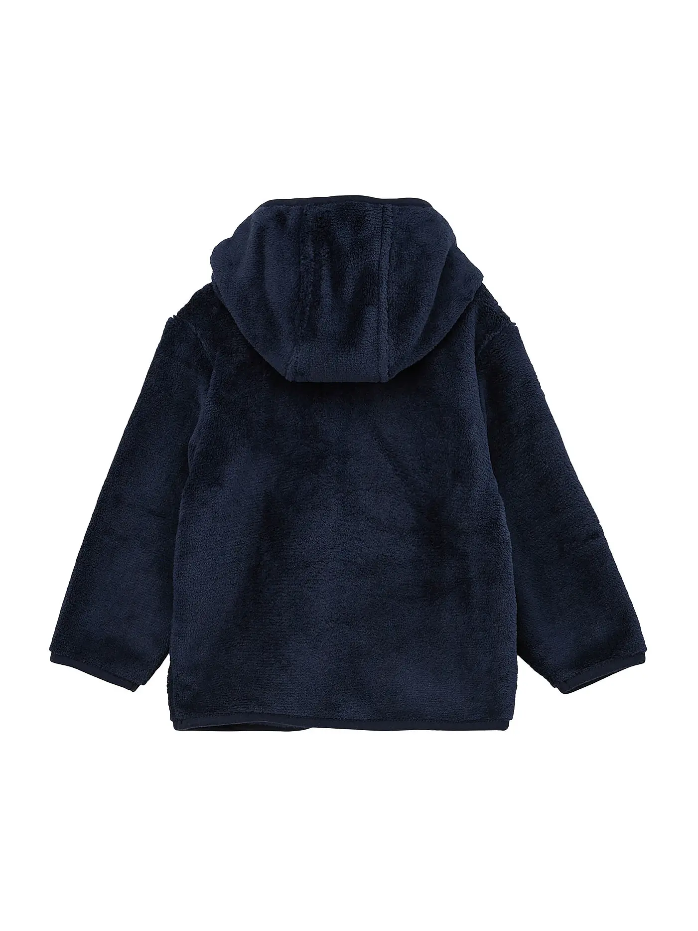 S.OLIVER | Baby Jacke in Fell Optik  | dunkelblau