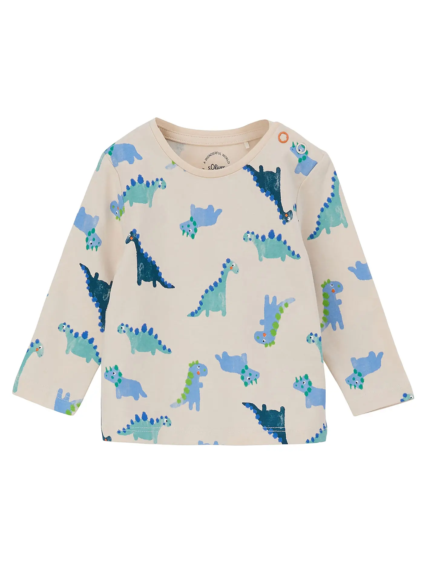 S.OLIVER | Baby Langarmshirt  | creme