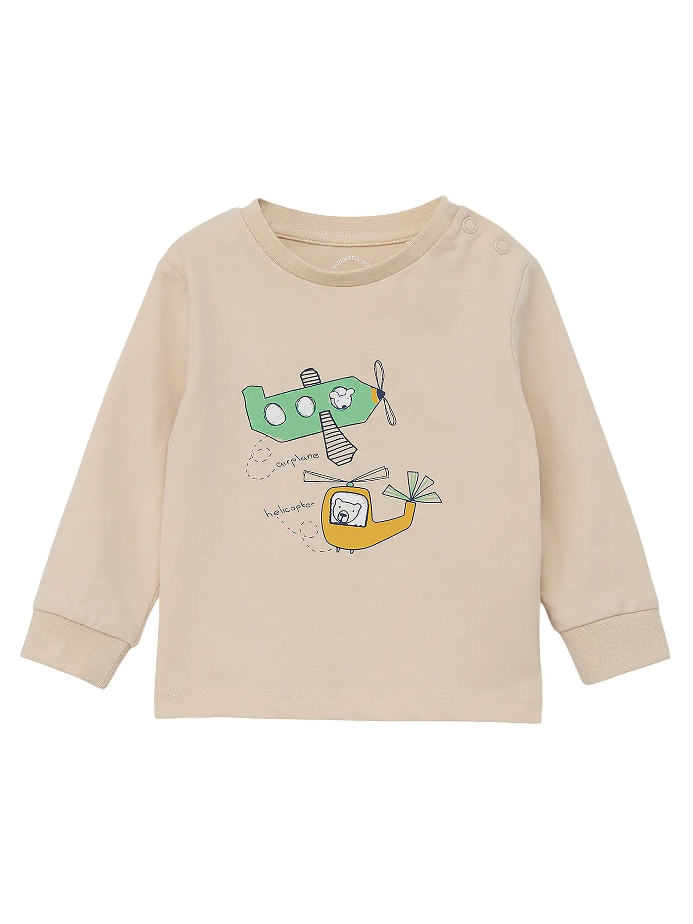 S.OLIVER | Baby Langarmshirt | creme