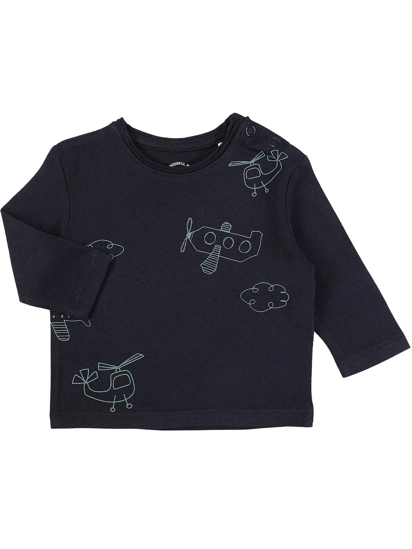 S.OLIVER | Baby Langarmshirt | dunkelblau