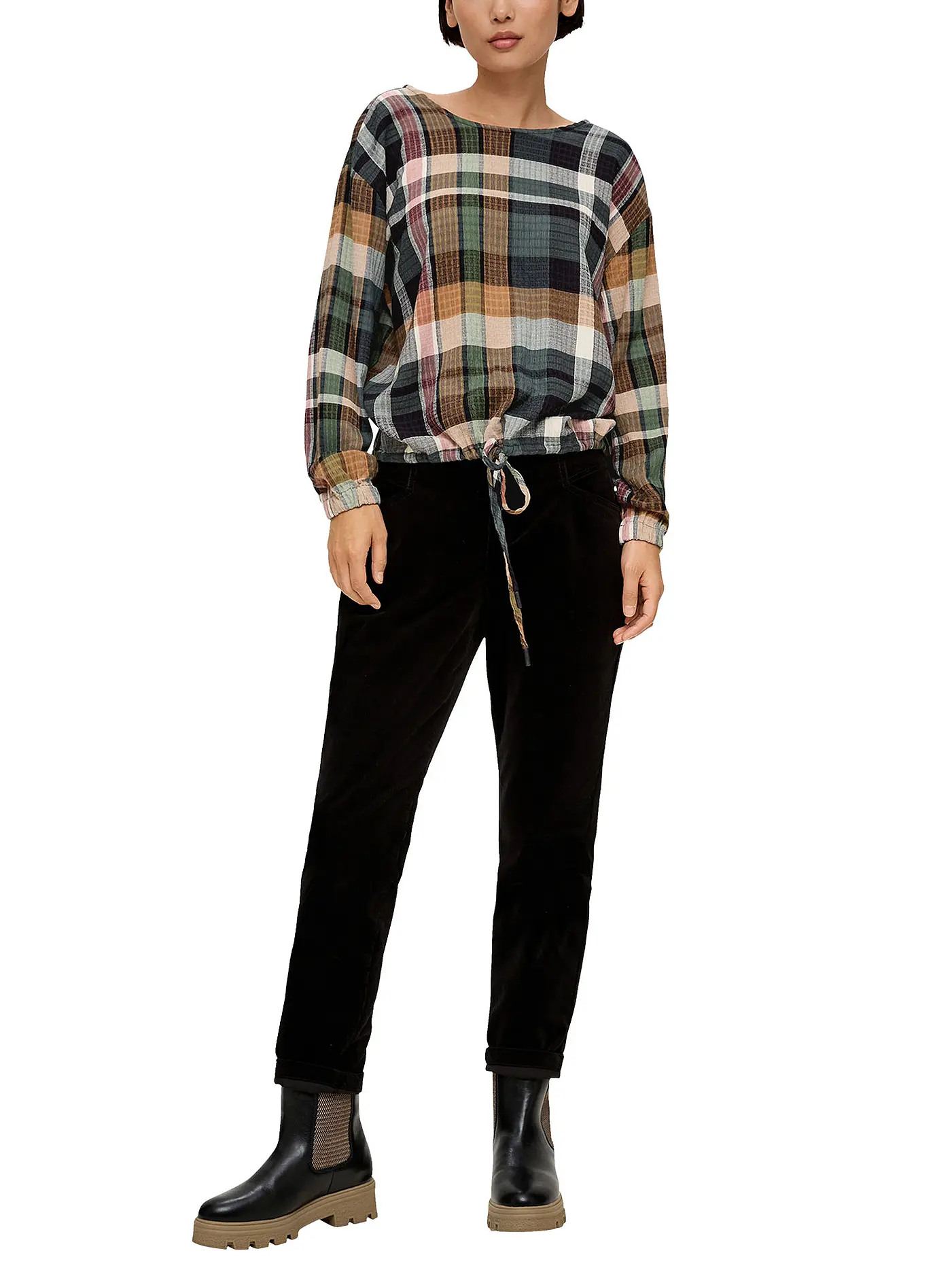 S.OLIVER | Bluse | schwarz
