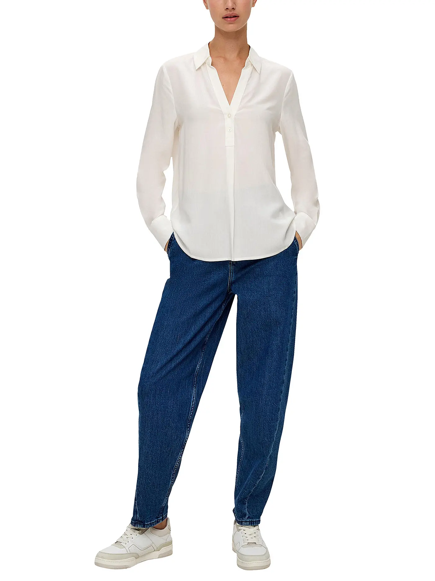 S.OLIVER | Bluse | weiss