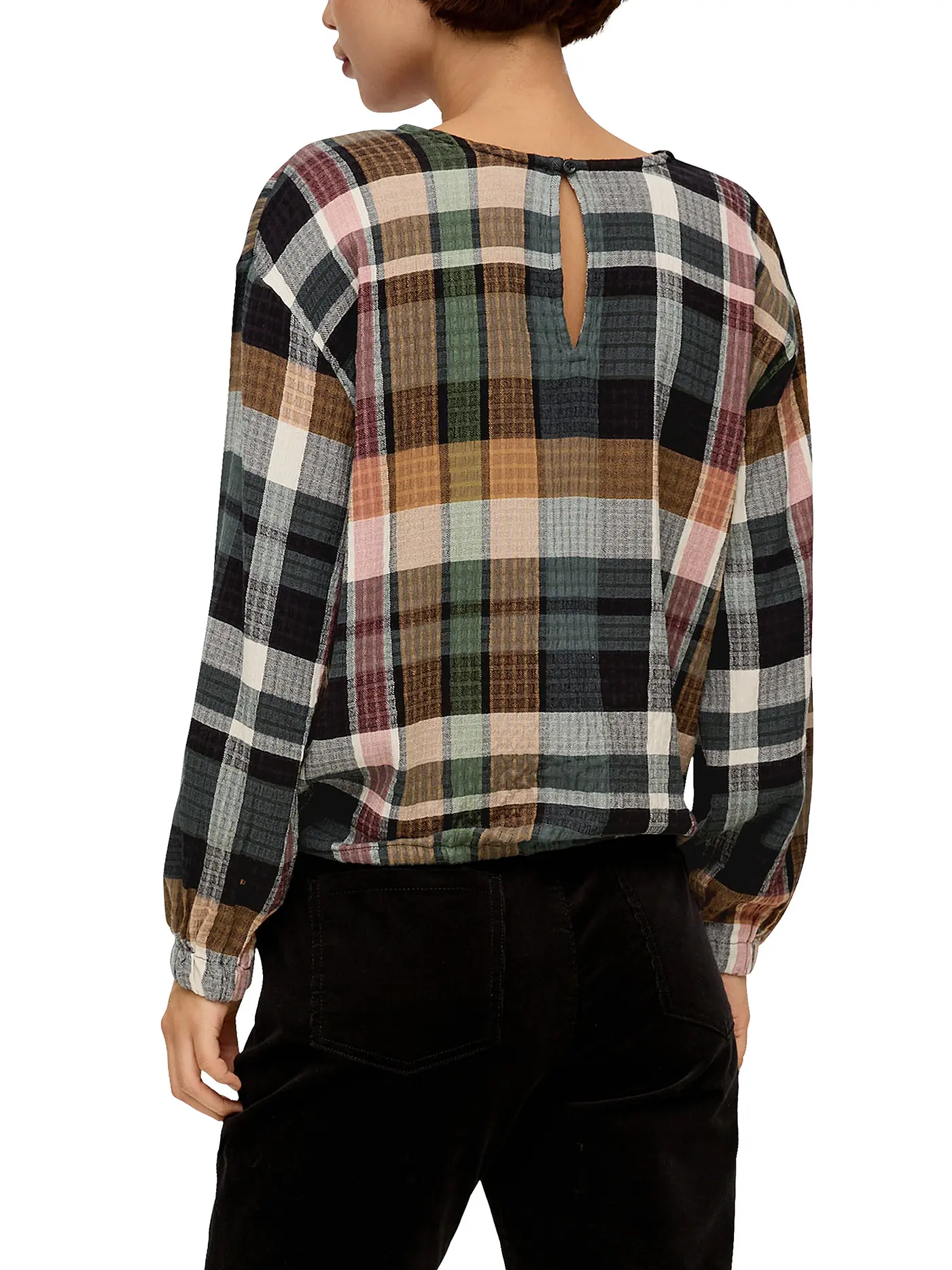 S.OLIVER | Bluse | schwarz