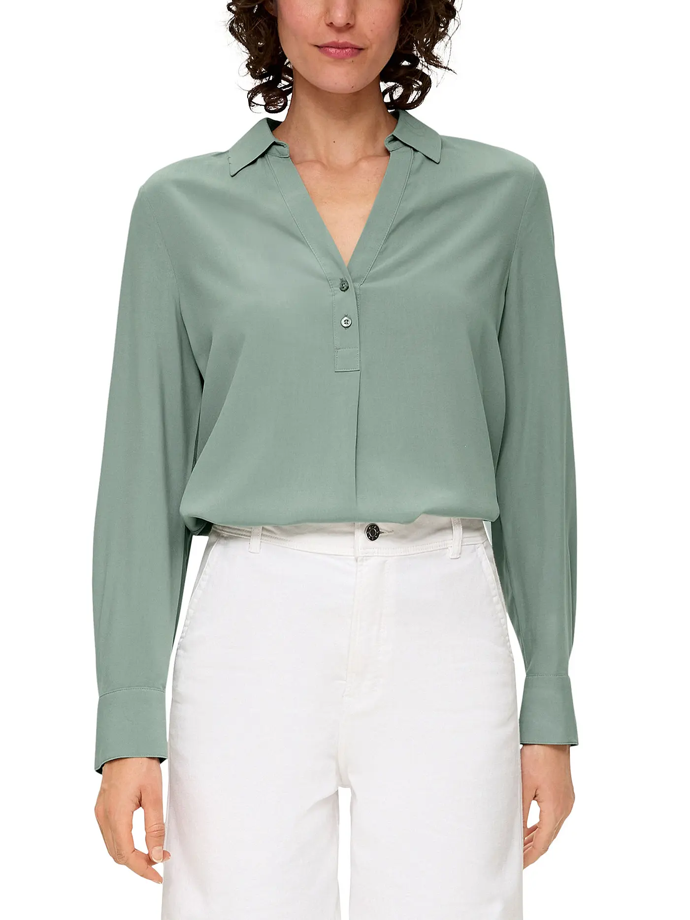 S.OLIVER | Bluse | grün