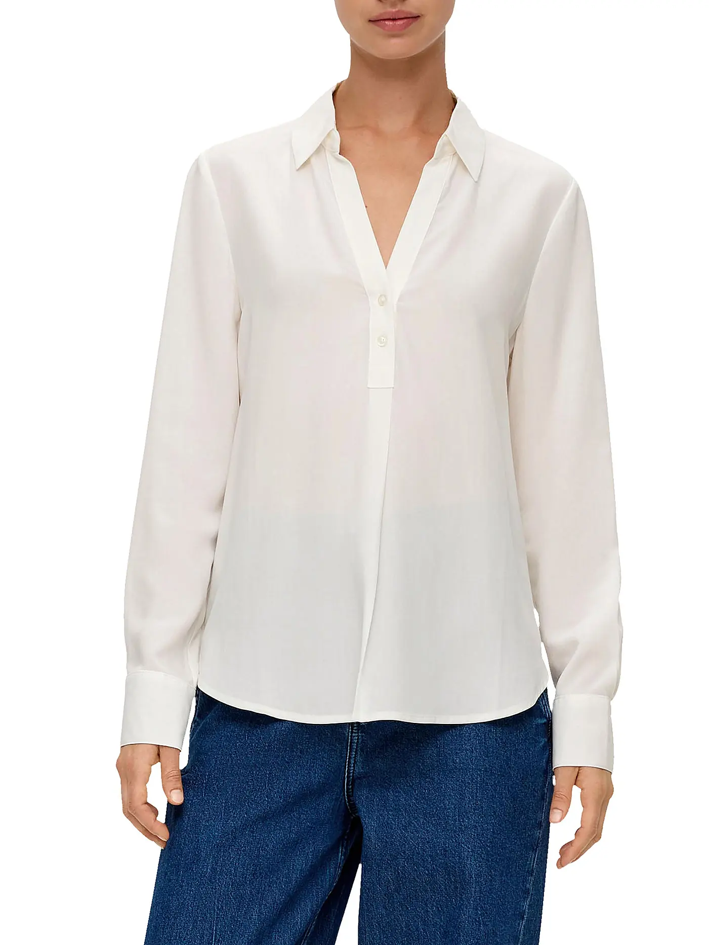 S.OLIVER | Bluse | weiss
