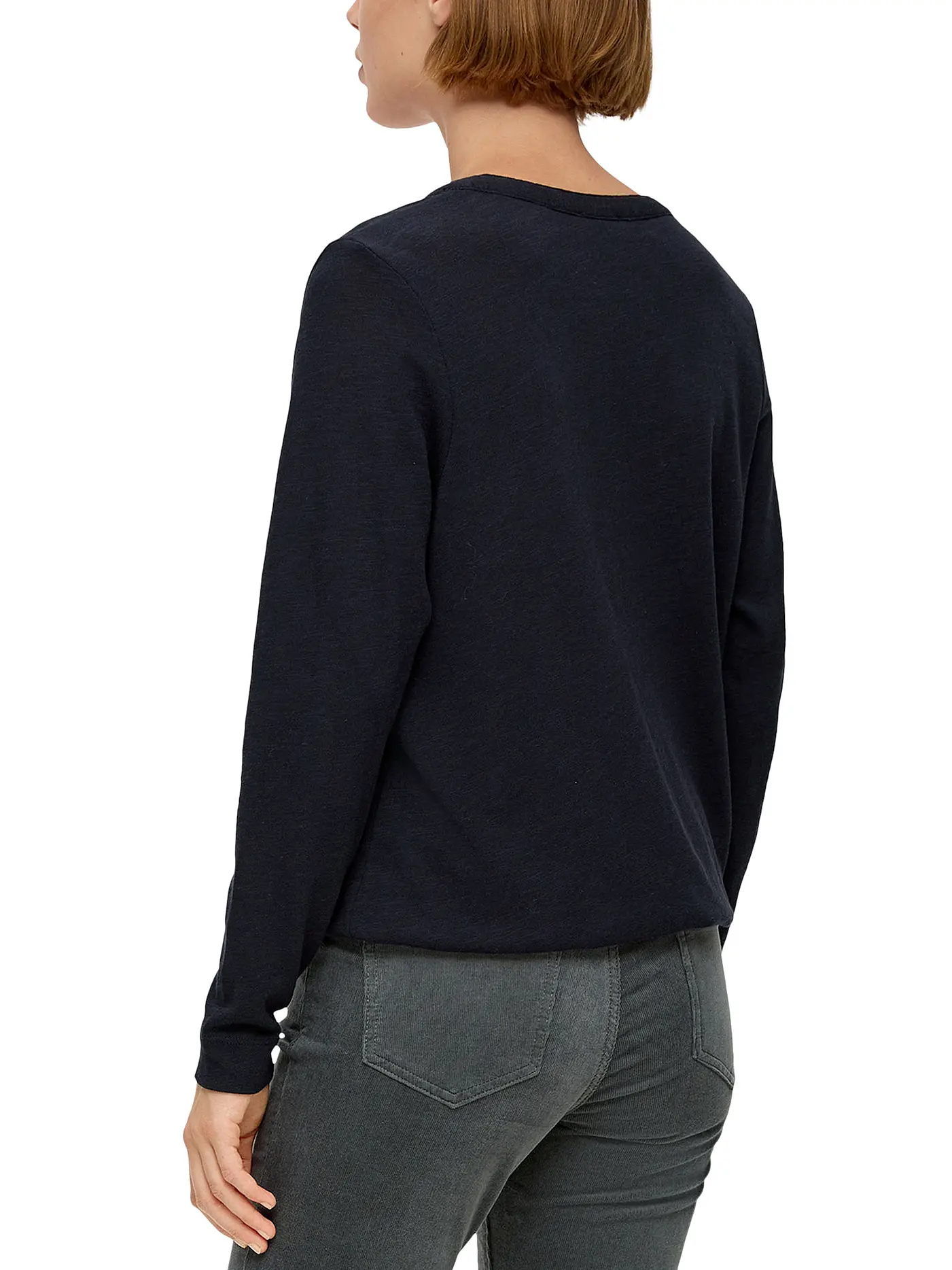 S.OLIVER | Blusenshirt | dunkelblau