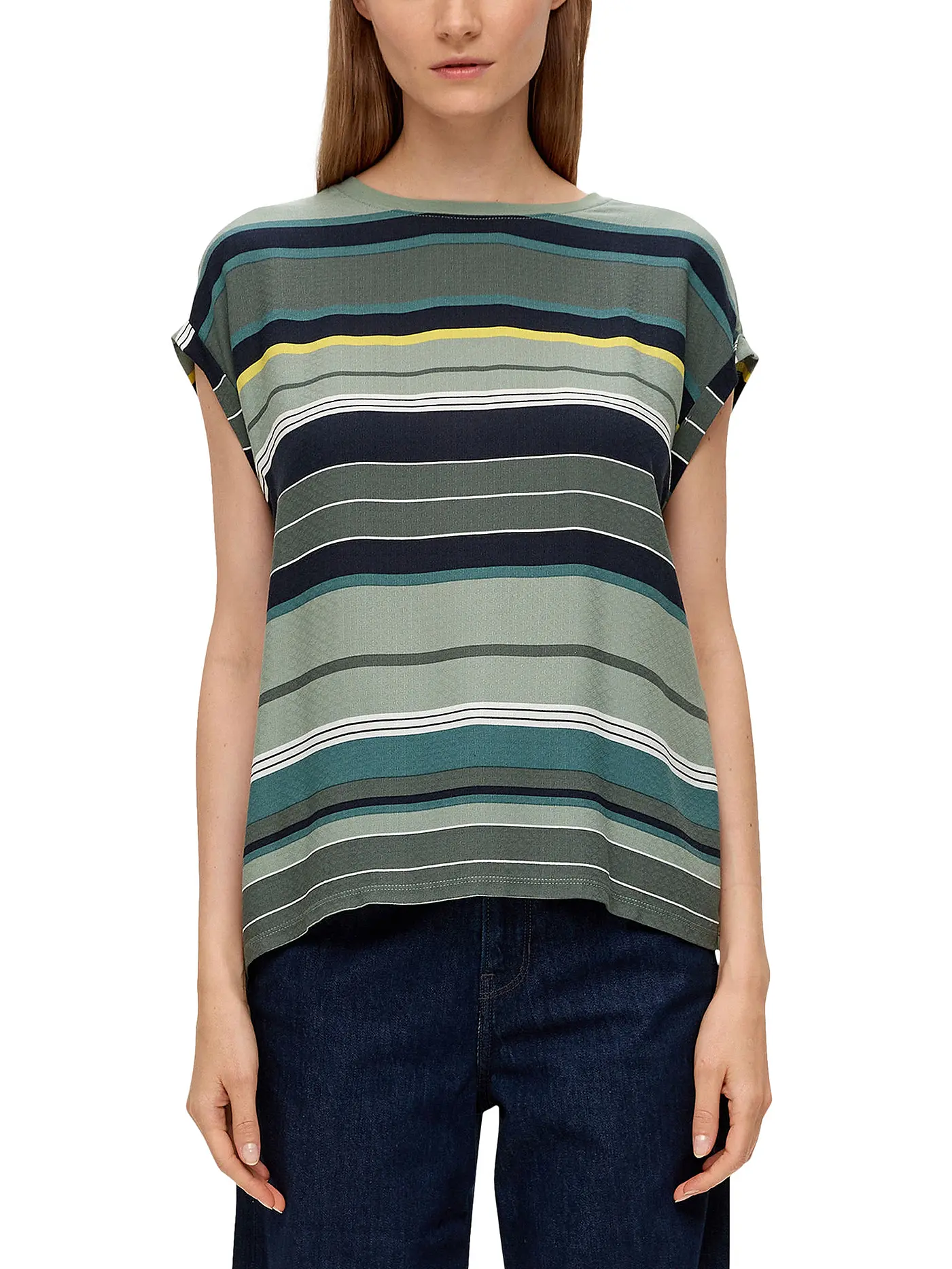 S.OLIVER | Blusenshirt | grün