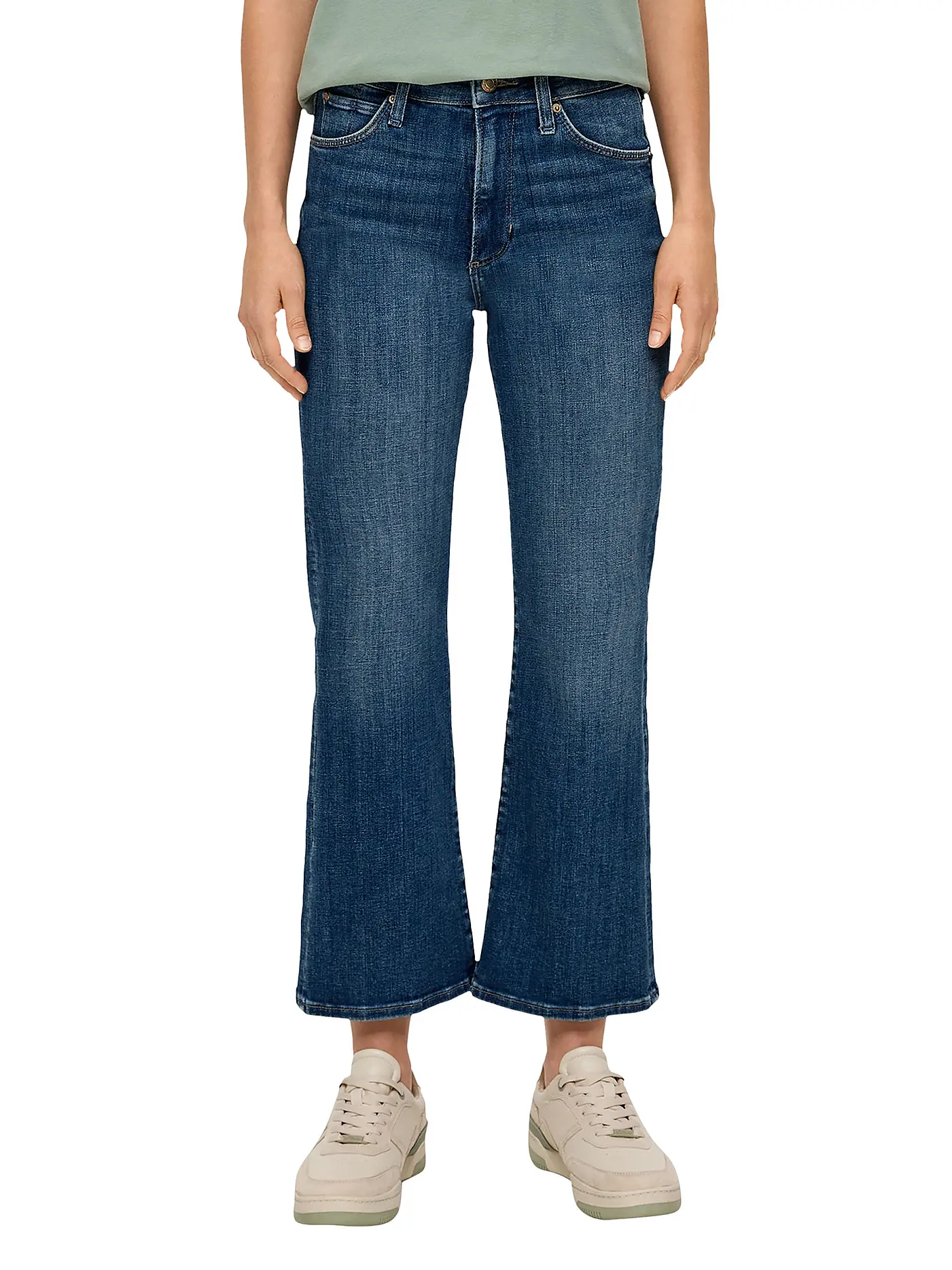 S.OLIVER | Jeans Bootcut Fit 7/8 | blau