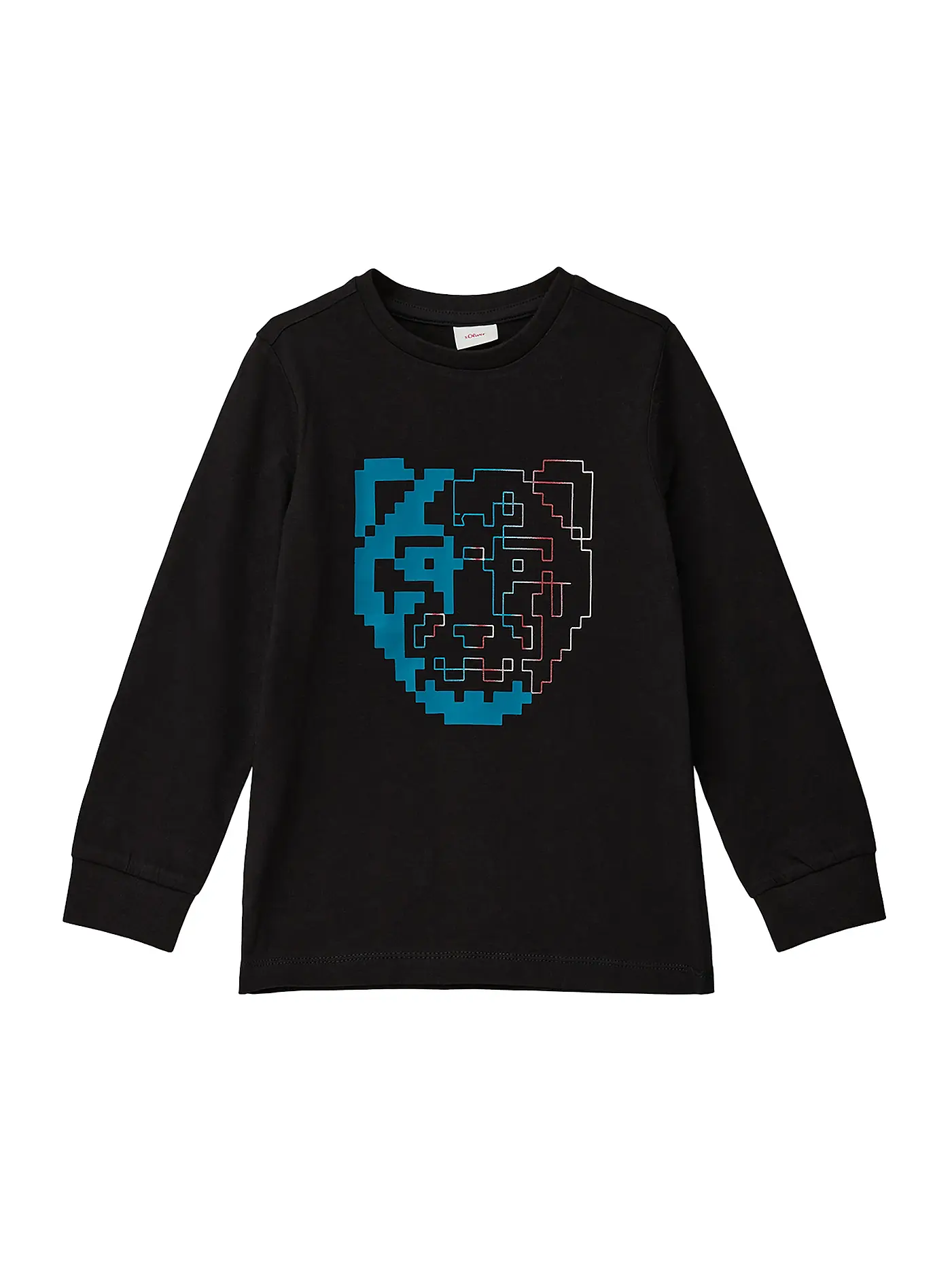 S.OLIVER | Jungen Langarmshirt | schwarz