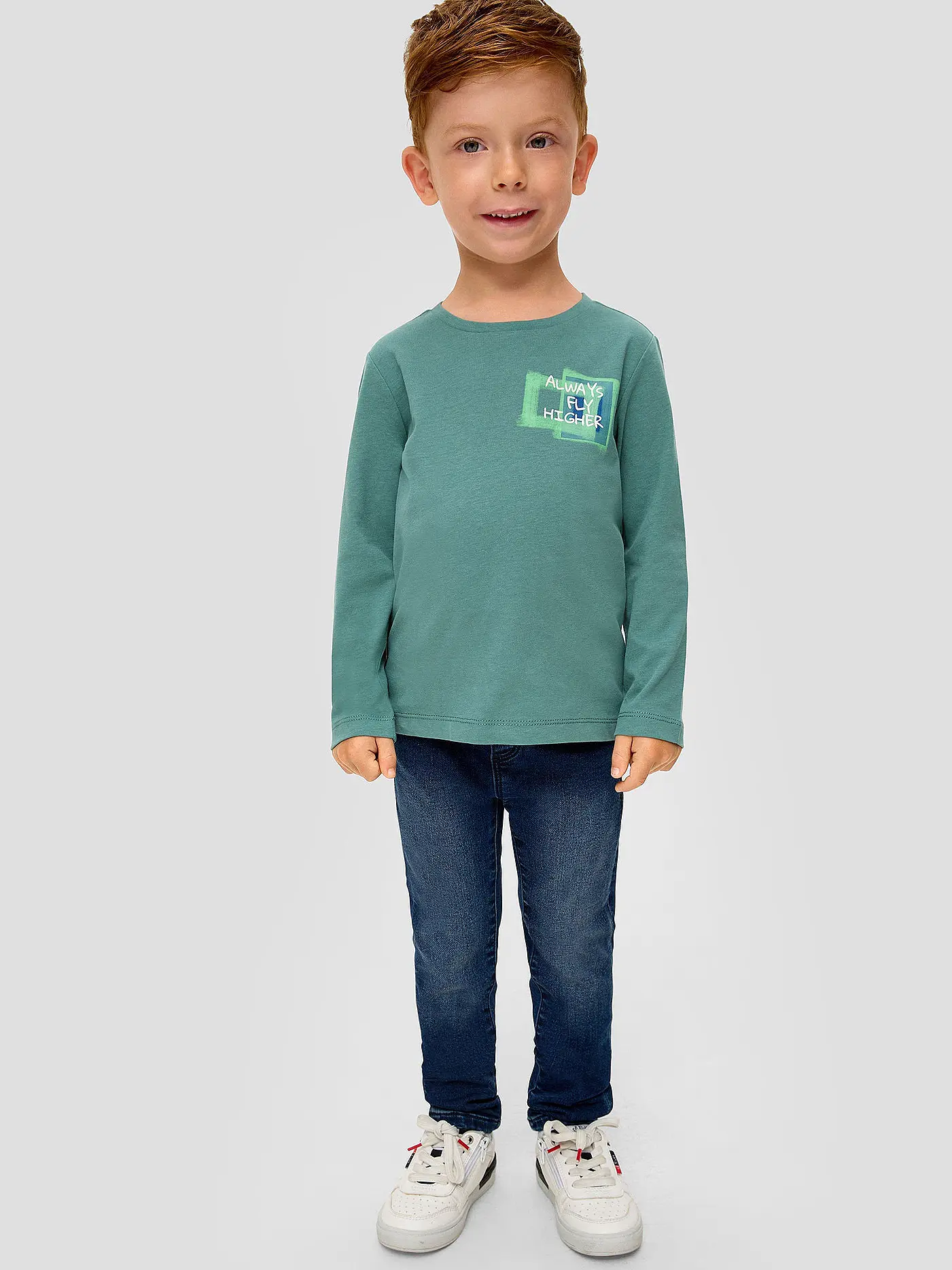 S.OLIVER | Jungen Langarmshirt | olive