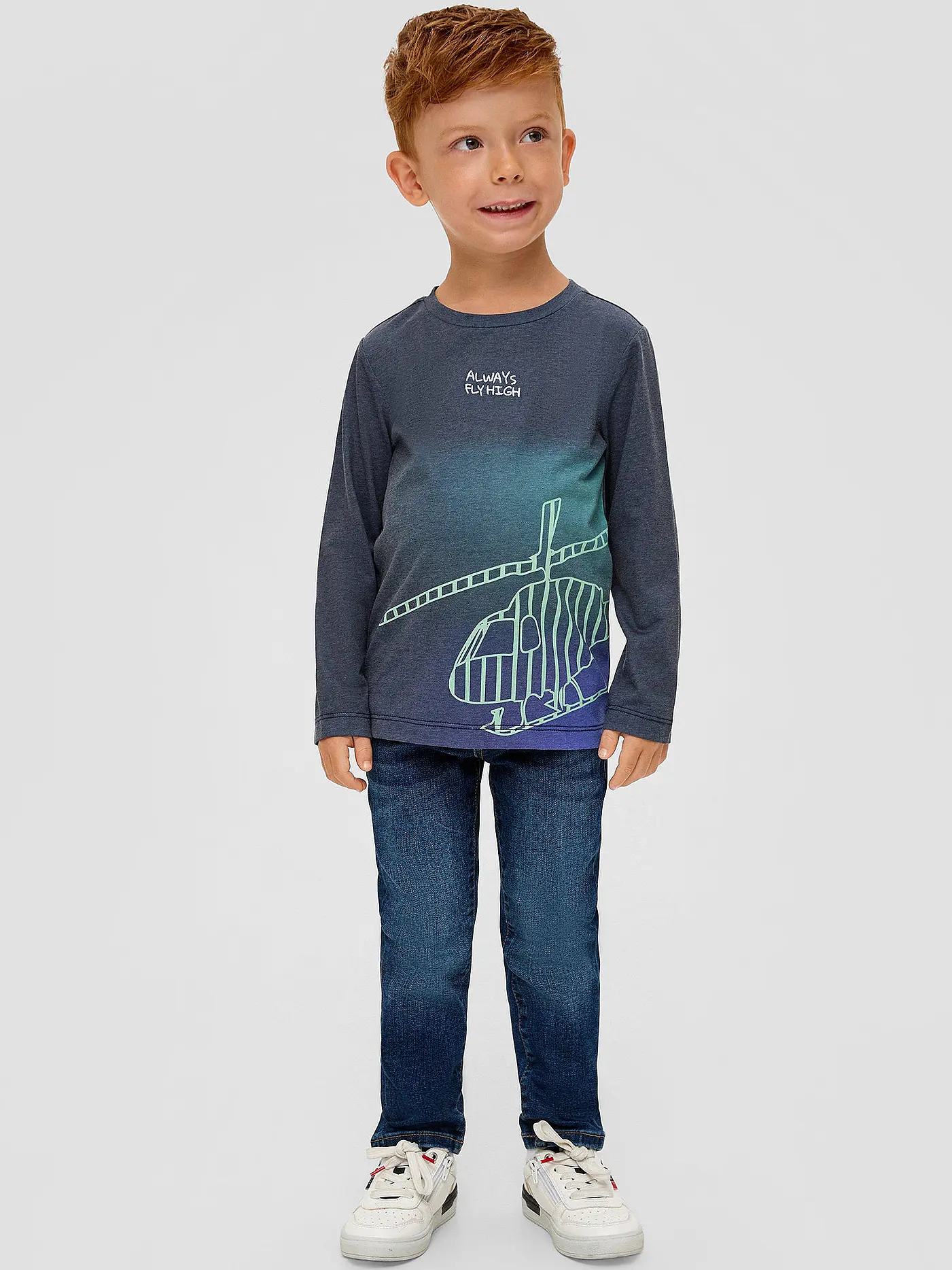 S.OLIVER | Jungen Langarmshirt | dunkelblau