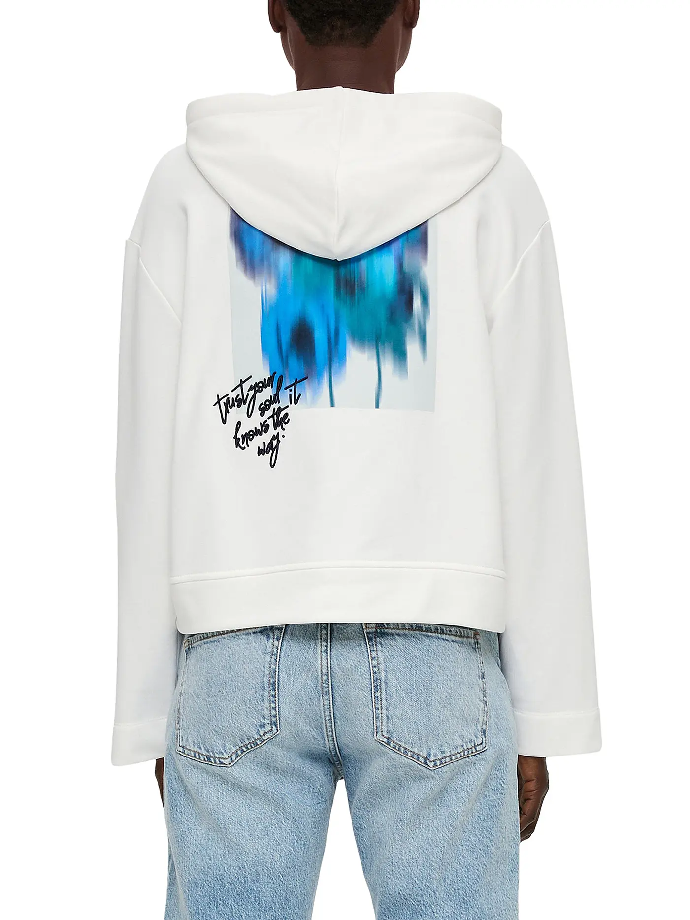 S.OLIVER | Kapuzensweater - Hoodie | weiss
