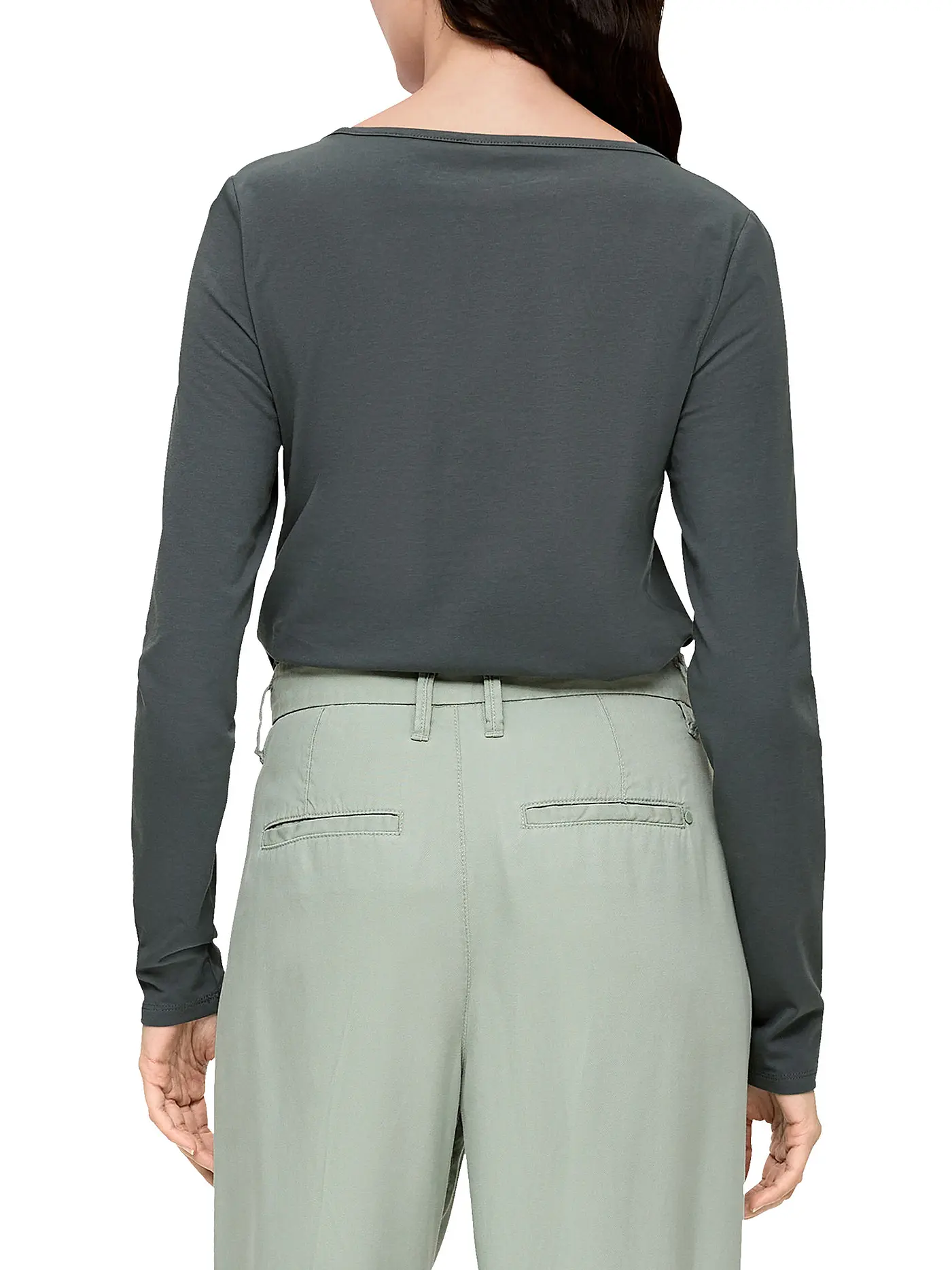 S.OLIVER | Langarmshirt | grün