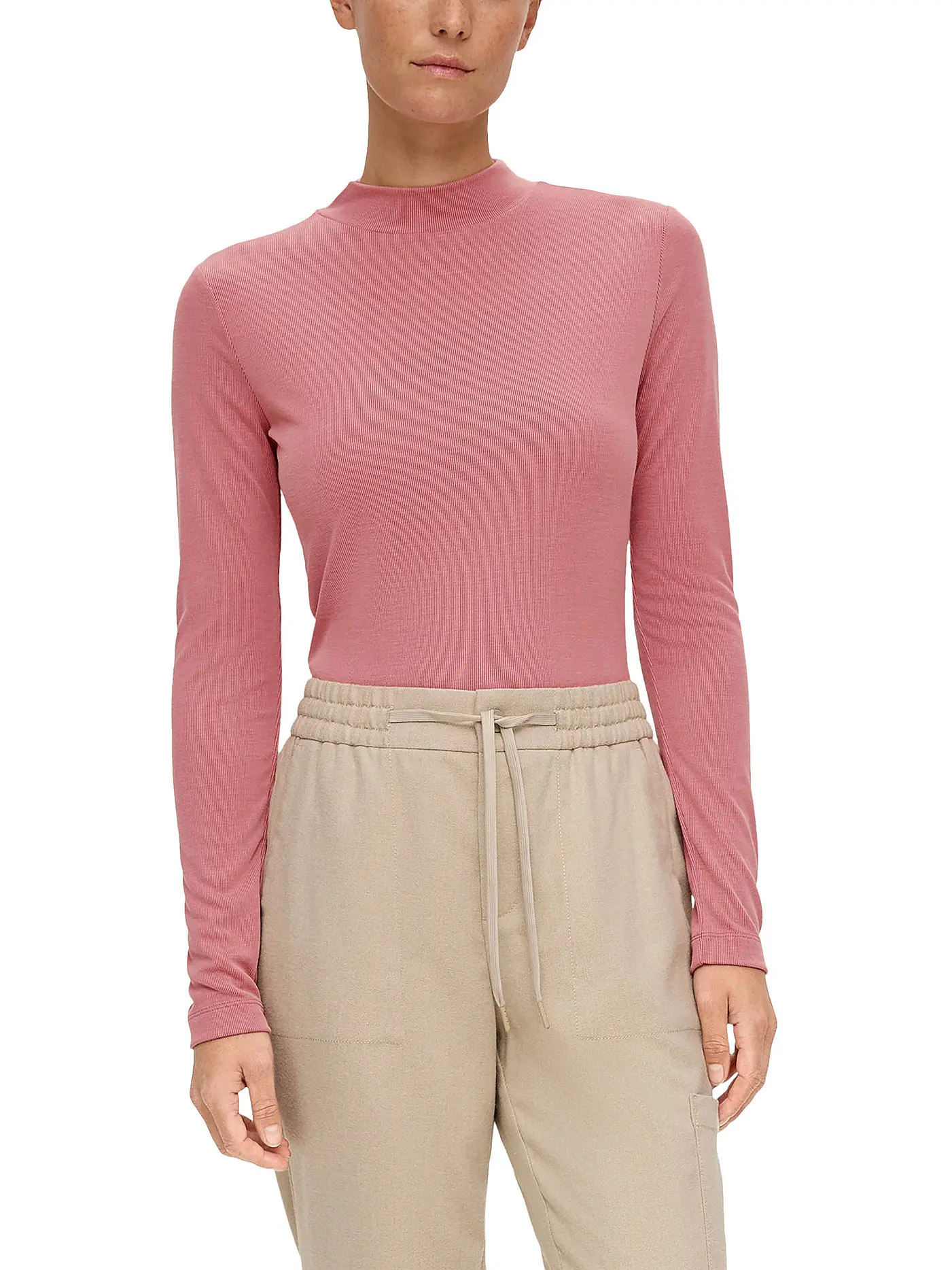 S.OLIVER | Langarmshirt | rosa