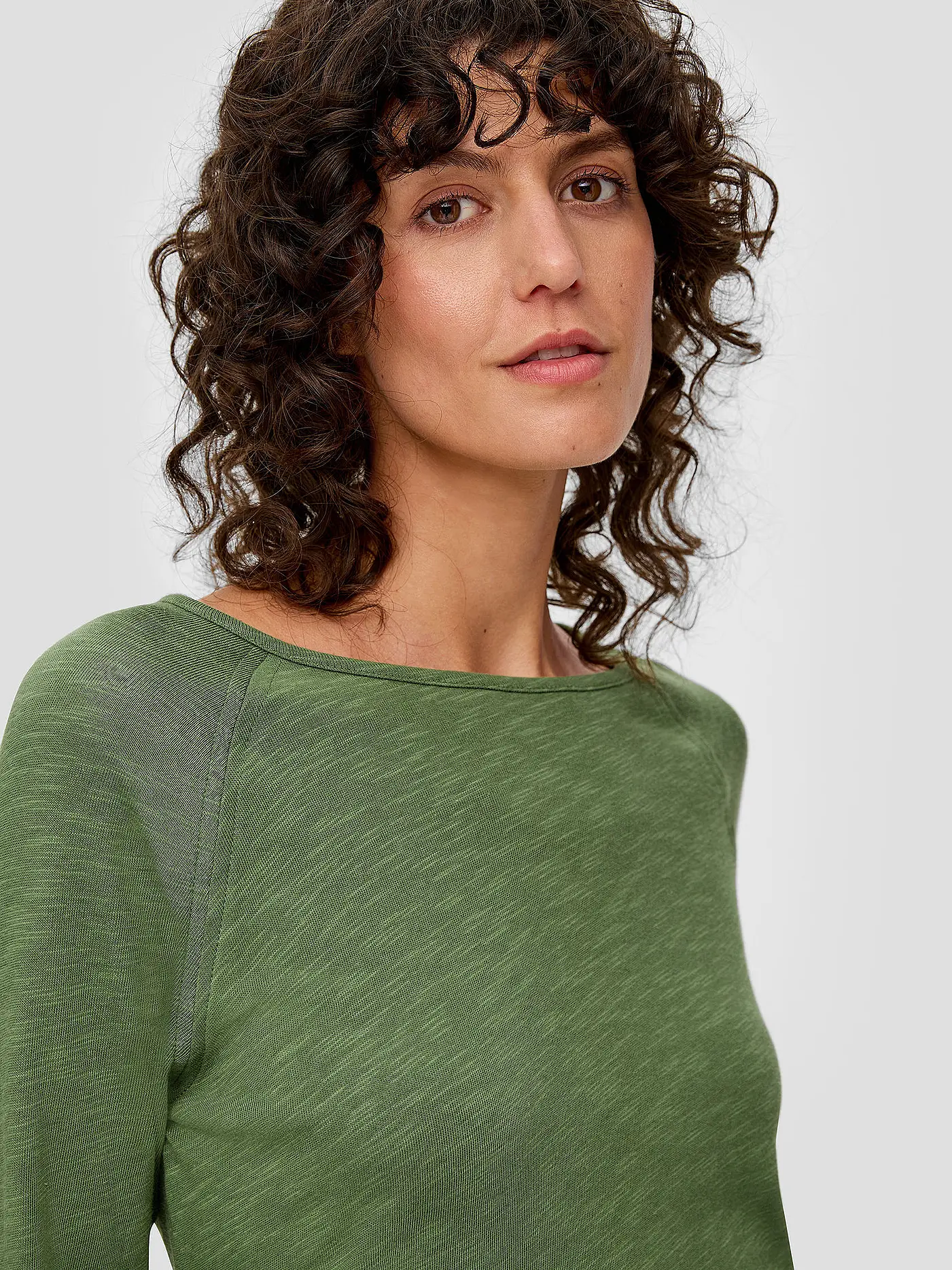 S.OLIVER | Langarmshirt | grün