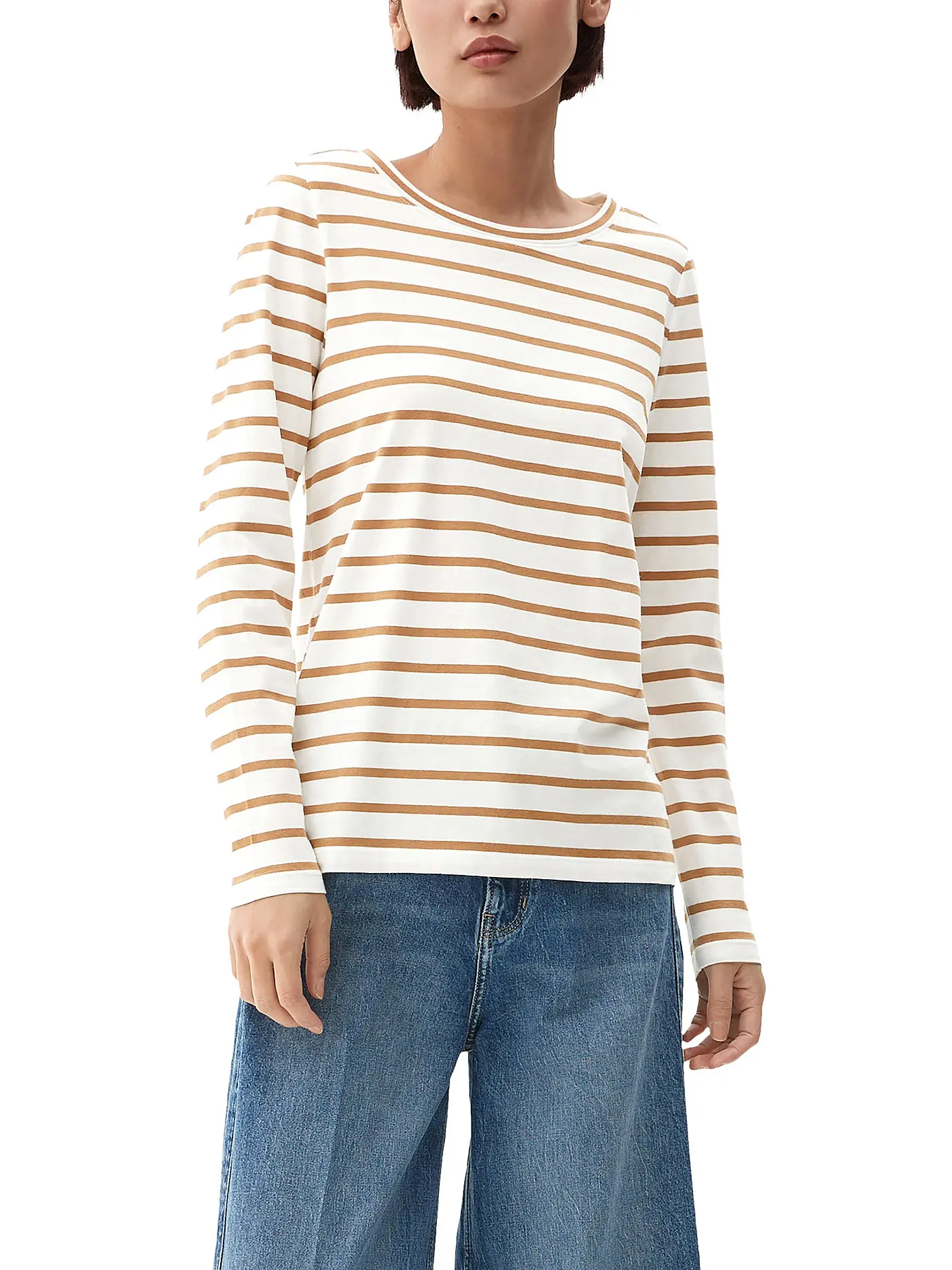 S.OLIVER | Langarmshirt | braun